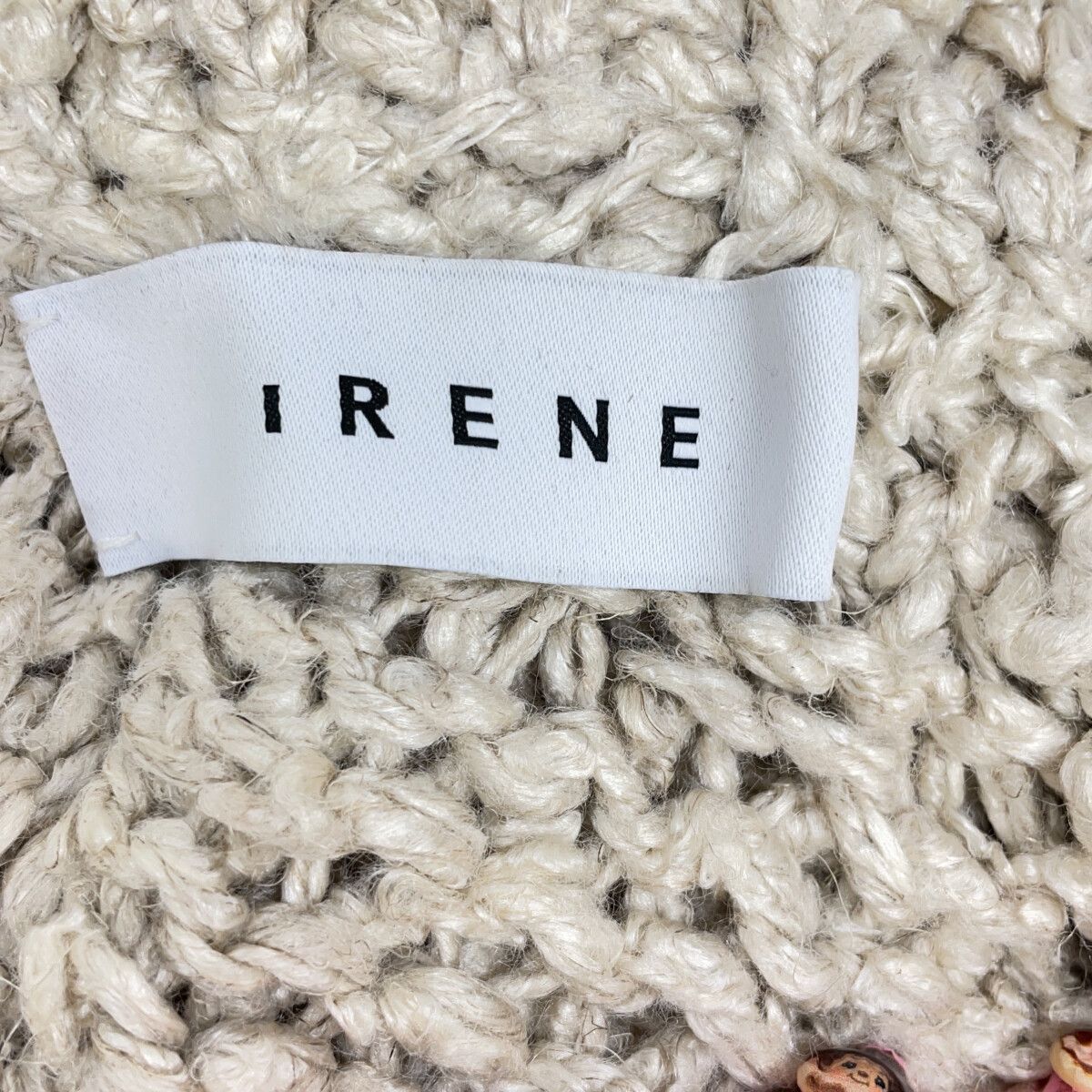 IRENE アイレネ 【24AW】26A81007 Silk Linen Knit Tops シルクx  