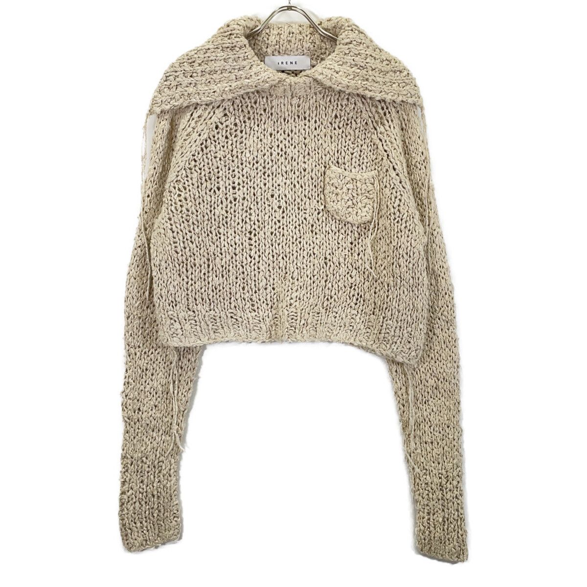 IRENE アイレネ 【24AW】26A81007 Silk Linen Knit Tops シルクx