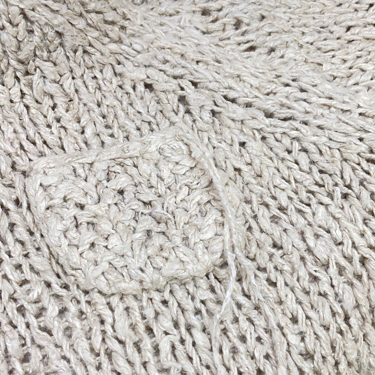 IRENE アイレネ 【24AW】26A81007 Silk Linen Knit Tops シルクx  