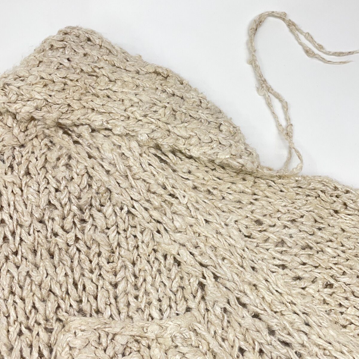 IRENE アイレネ 【24AW】26A81007 Silk Linen Knit Tops シルクx  