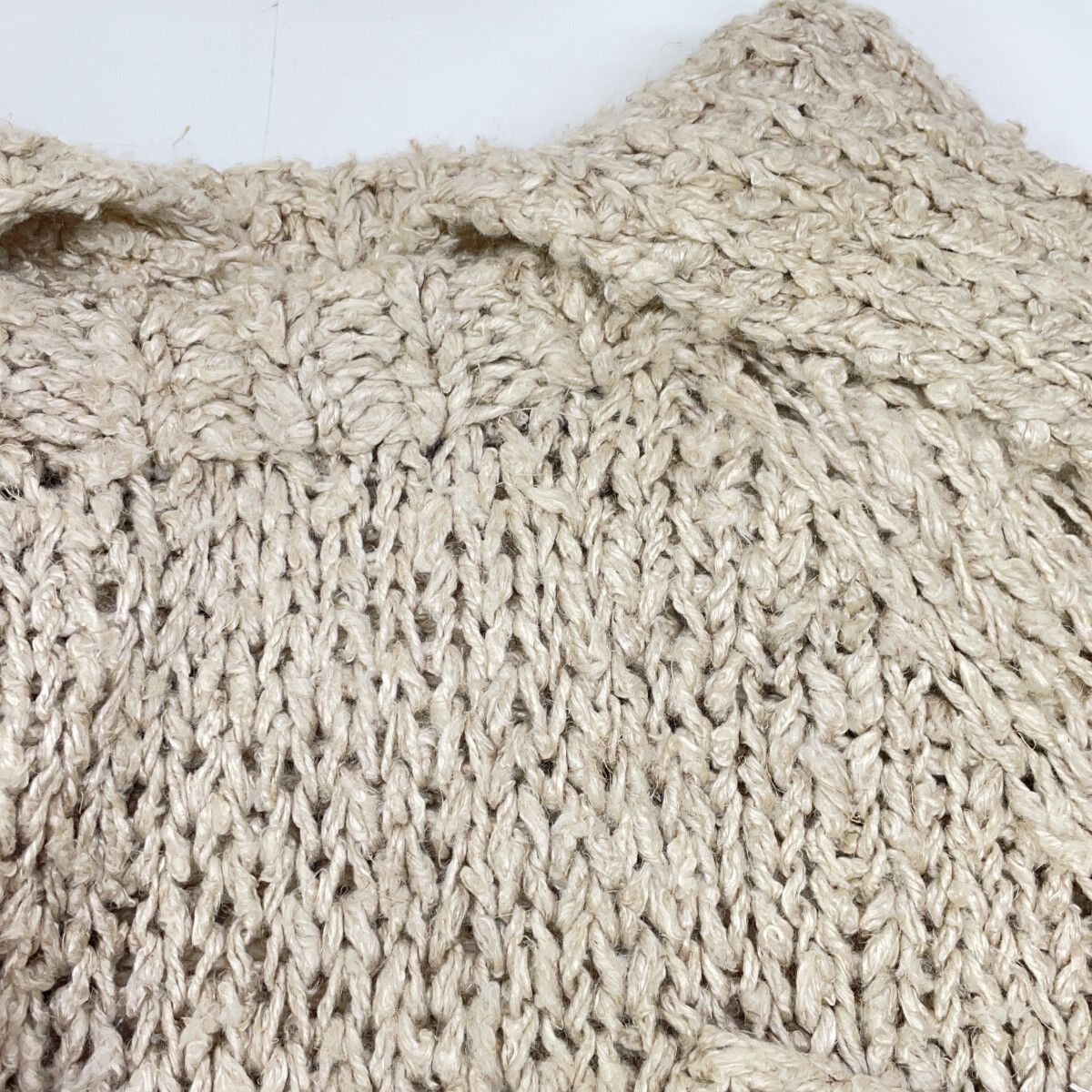 IRENE アイレネ 【24AW】26A81007 Silk Linen Knit Tops シルクx  