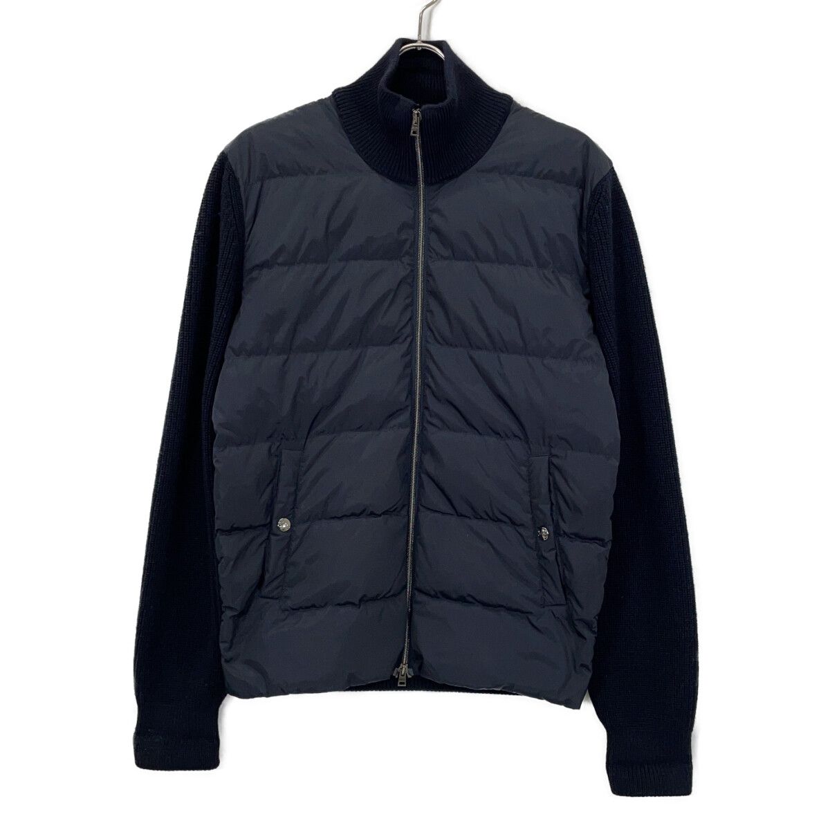 HERNO ヘルノ MP000126U ﾆｯﾄ切替 ﾊｲﾌﾞﾘｯﾄﾀﾞｳﾝ ｼﾞｬｹｯﾄ 46 - メルカリ