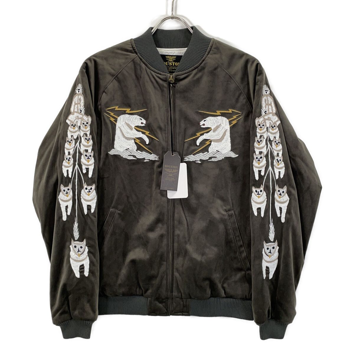 HOUSTON ヒューストン 51386 別珍 ALASKA ｽｰﾍﾞﾆｱｼﾞｬｹｯﾄ M - メルカリ