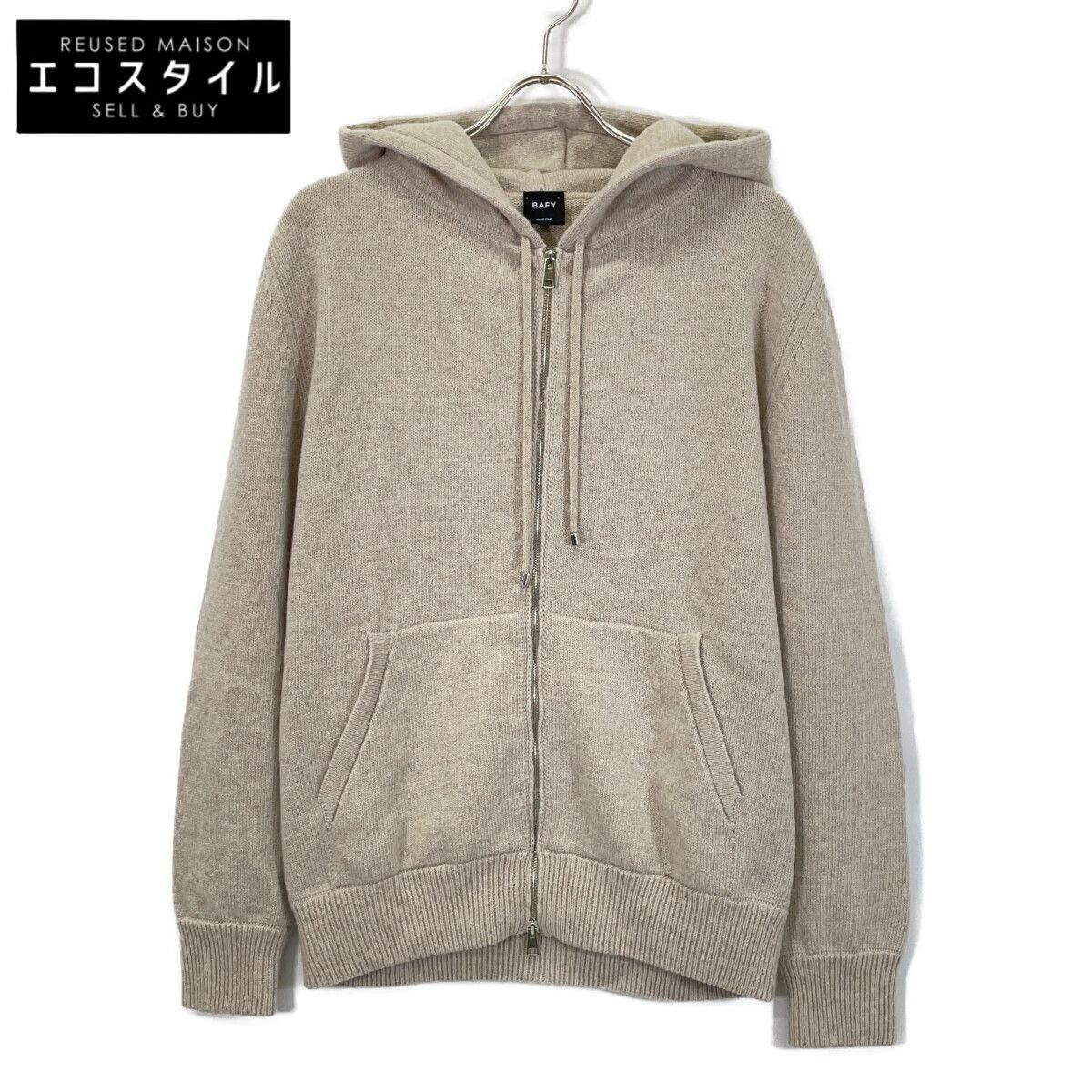 BAFY バフィー ｱｲﾎﾞﾘｰ ｳｰﾙ ｼﾞｯﾌﾟｱｯﾌﾟ ﾆｯﾄﾊﾟｰｶｰ 48 - メルカリ