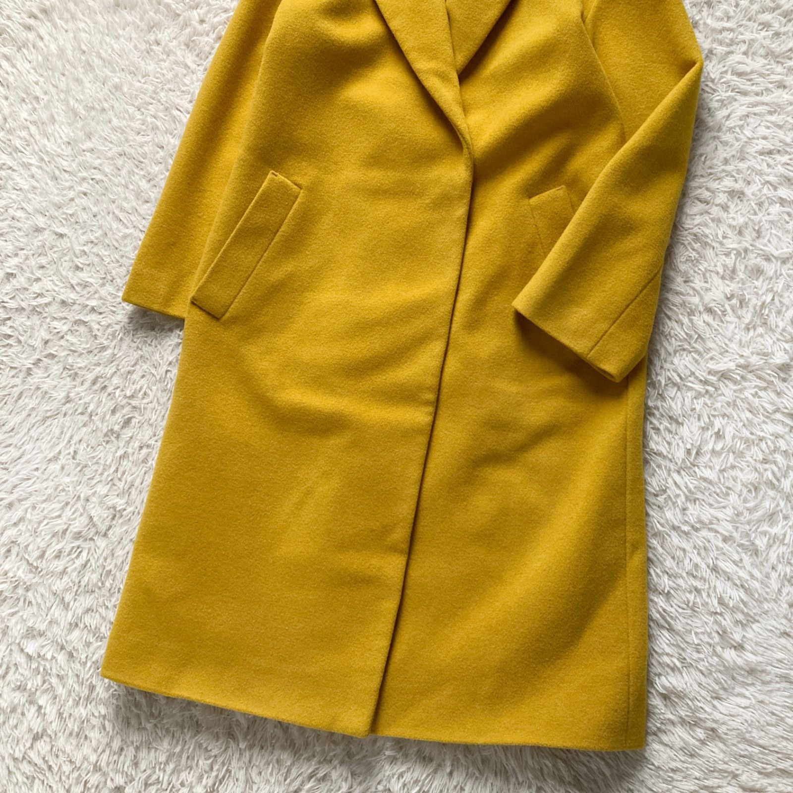 美品 ユナイテッドアローズ UNITED ARROWS カシミヤ混 チェスター