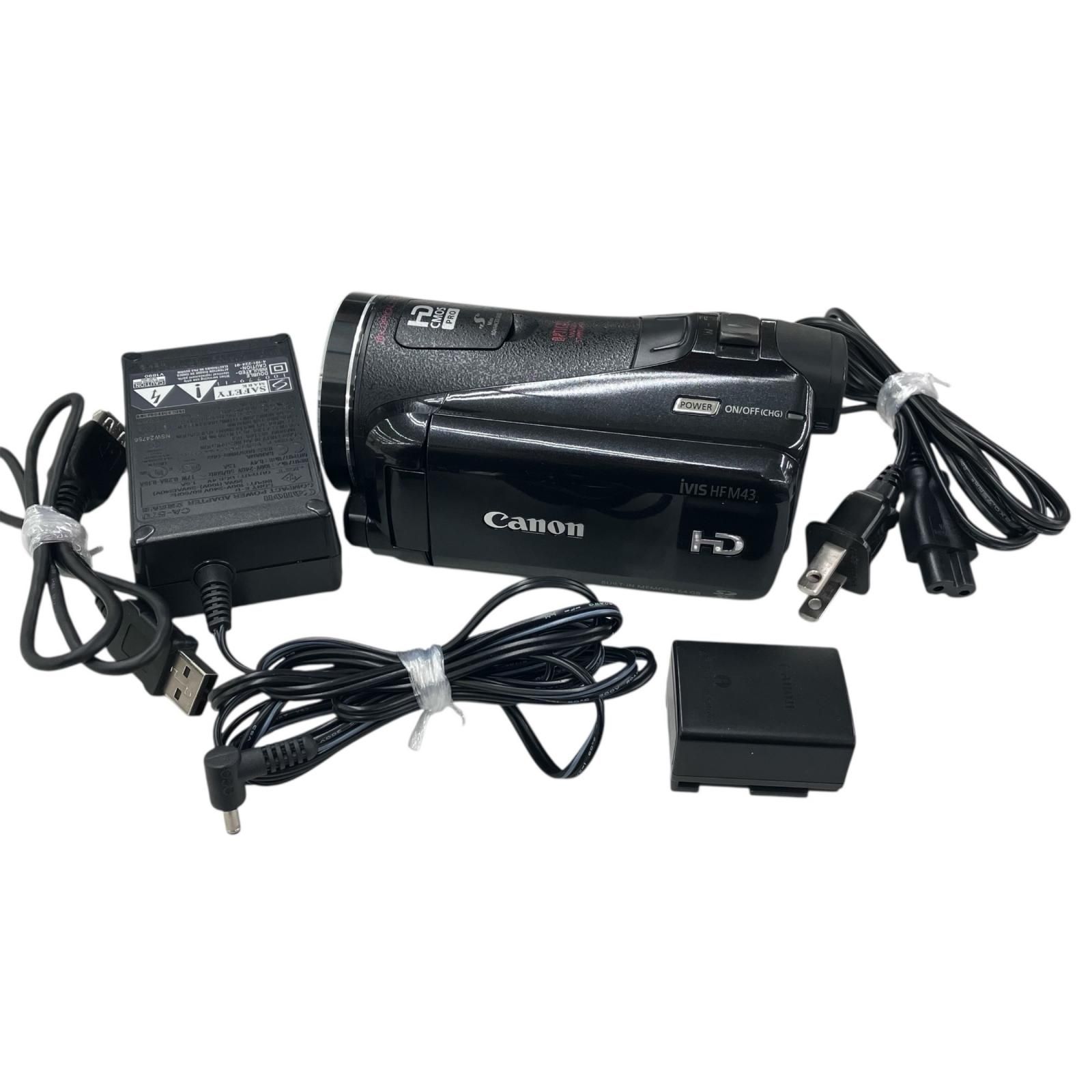 186001 動作確認済み canon キャノン ビデオカメラ iVIS HF M43