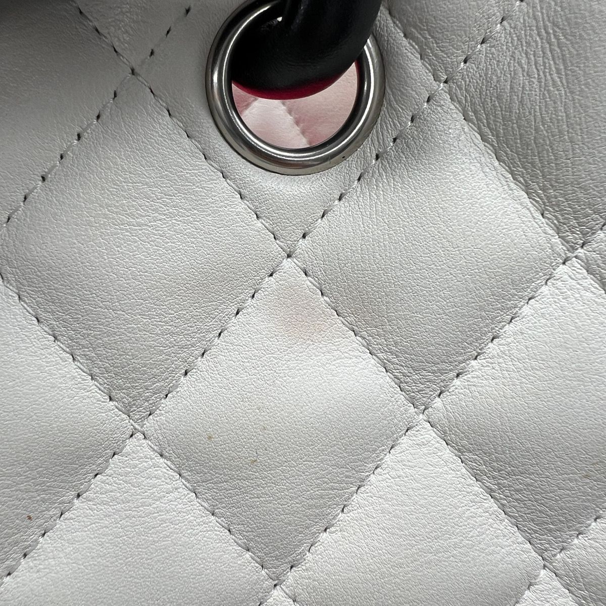 CHANEL シャネル カンボンライン ラージトート 白 ハンドバッグ CHANEL カンボンライン ラージトートバッグ ホワイト | Lit vintage