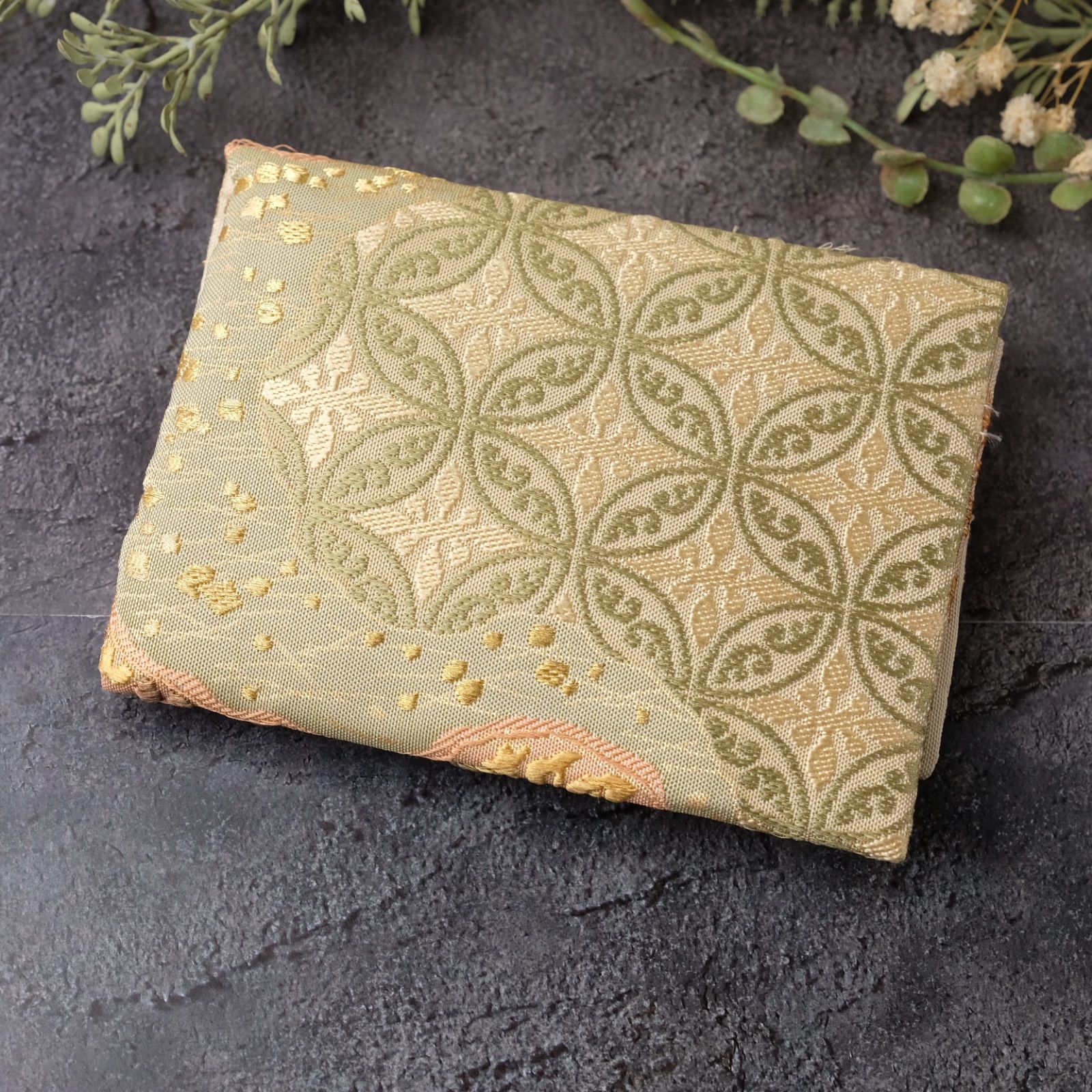 帯リメイク 数珠入れ 数珠ケース 念珠入れ 袱紗タイプ J-15-063