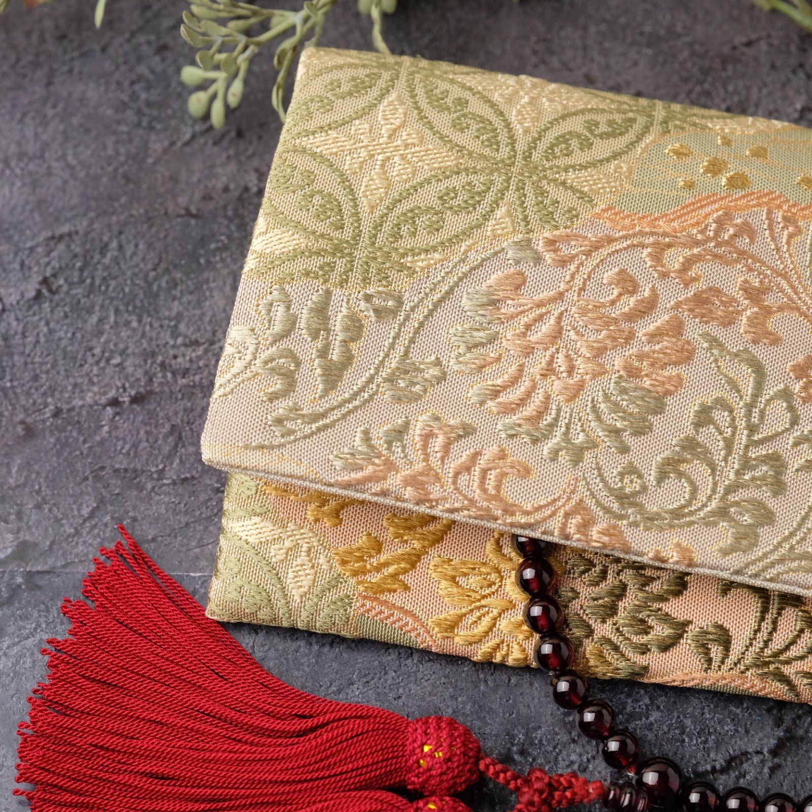 帯リメイク 数珠入れ 数珠ケース 念珠入れ 袱紗タイプ J-15-063