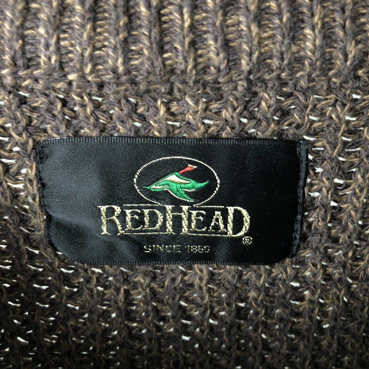 古着 レッドヘッド RED HEAD ヘンリーネック コットンニットセーター 
