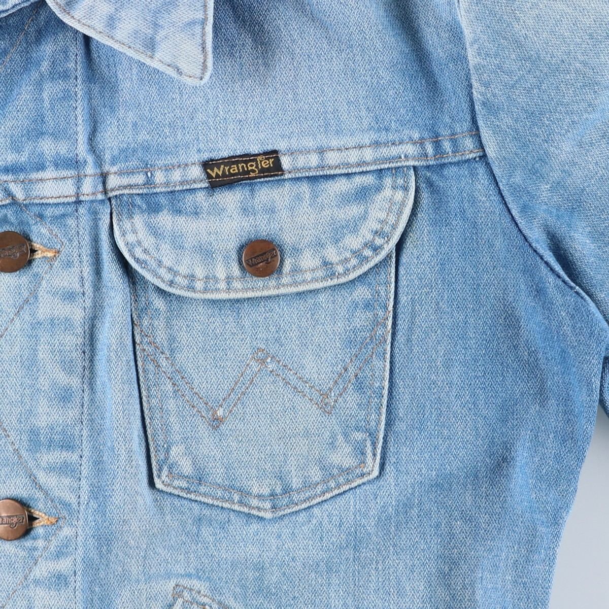 古着 ~80年代 ラングラー Wrangler デニムジャケット Gジャン メンズXS 