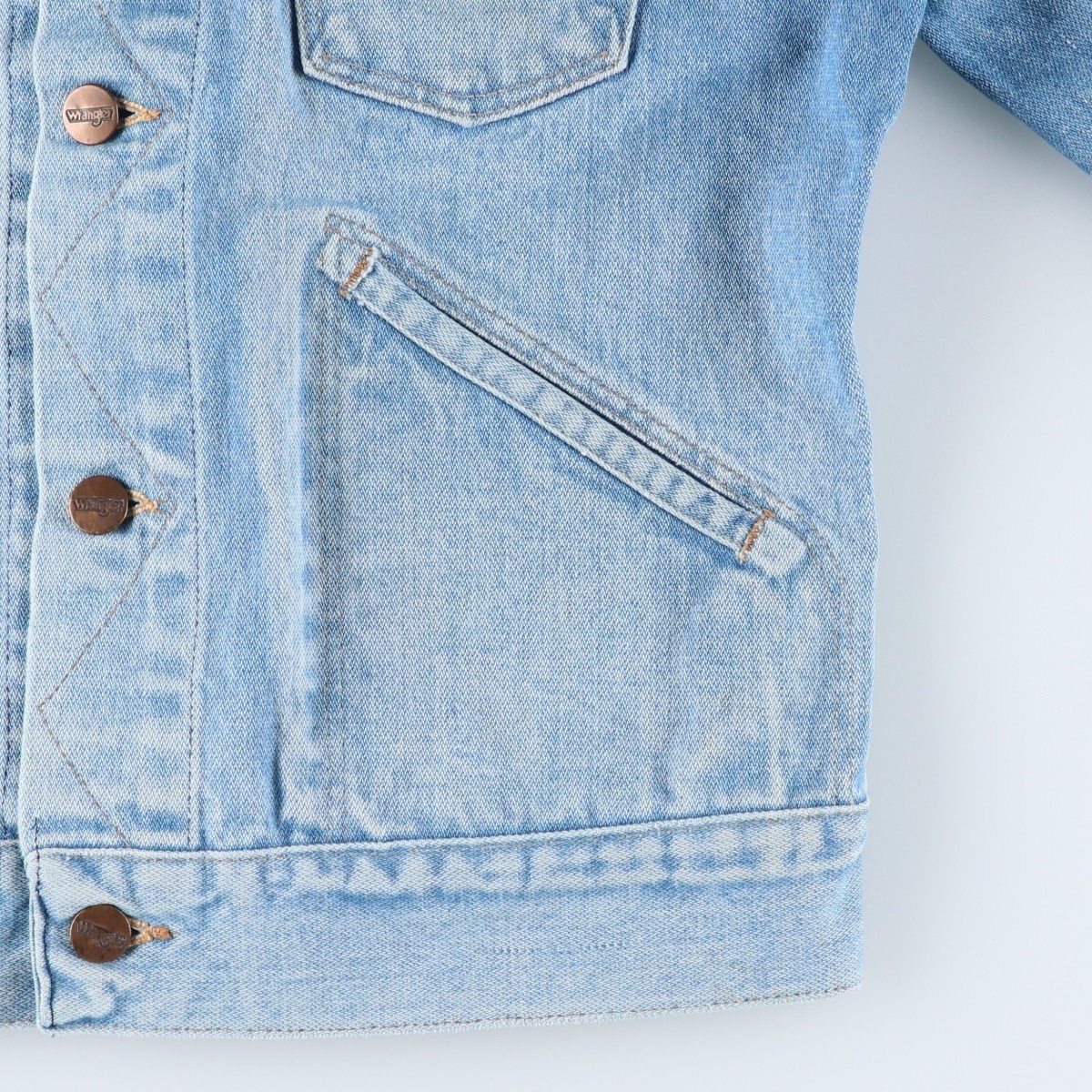古着 ~80年代 ラングラー Wrangler デニムジャケット Gジャン メンズXS