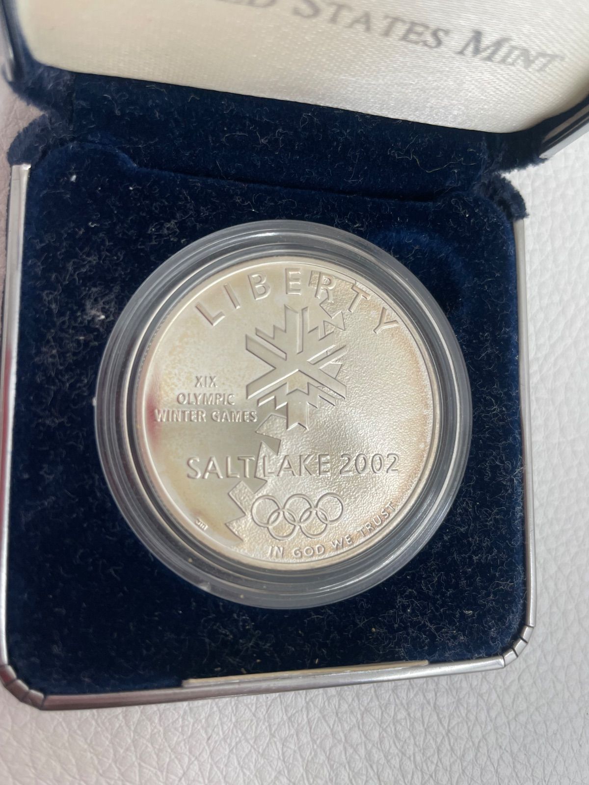 記念プルーフ銀貨 2002年 ソルトレイクシティ オリンピック冬季競技