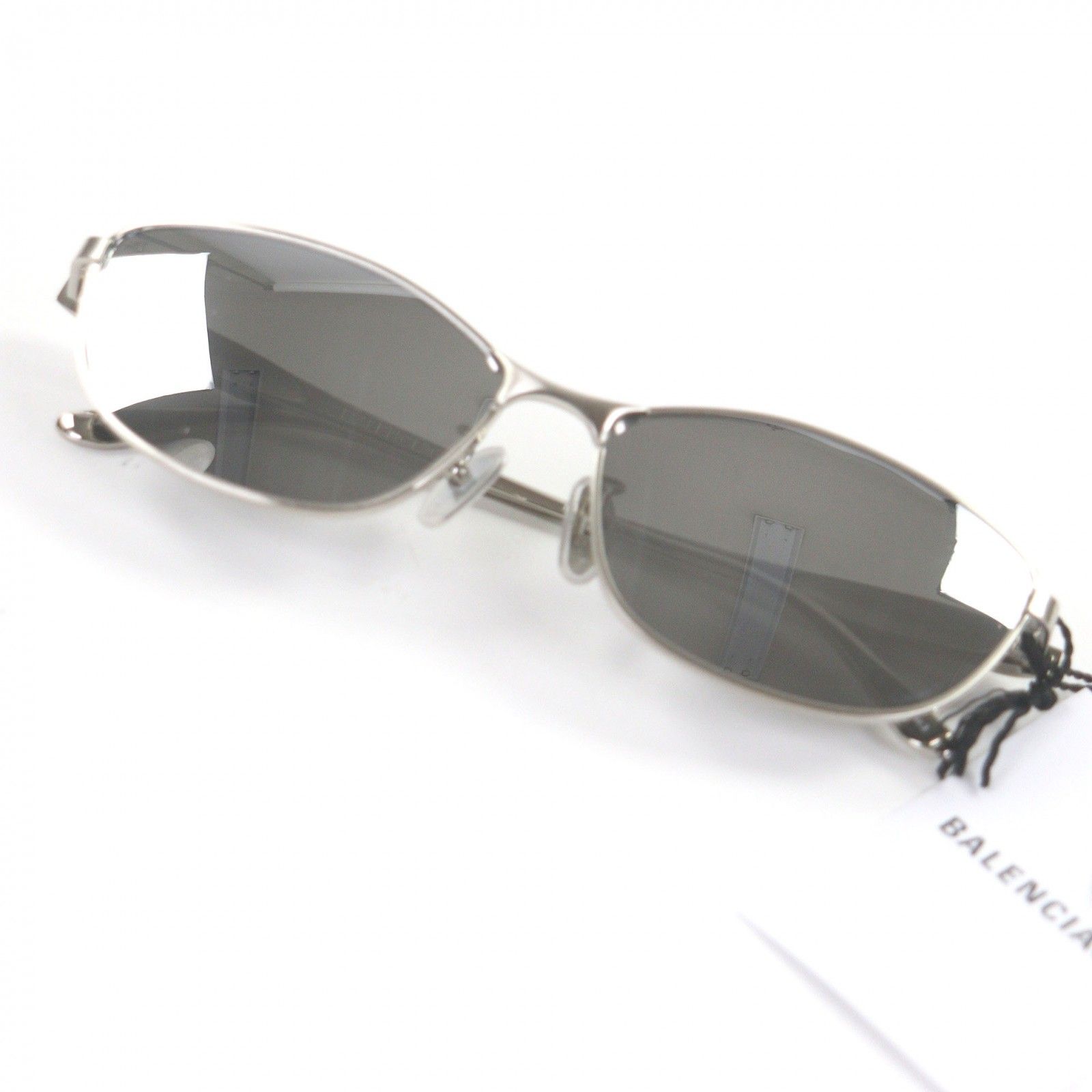 未使用品□BALENCIAGA バレンシアガ BB0357SA ミラーレンズ アイウェア
