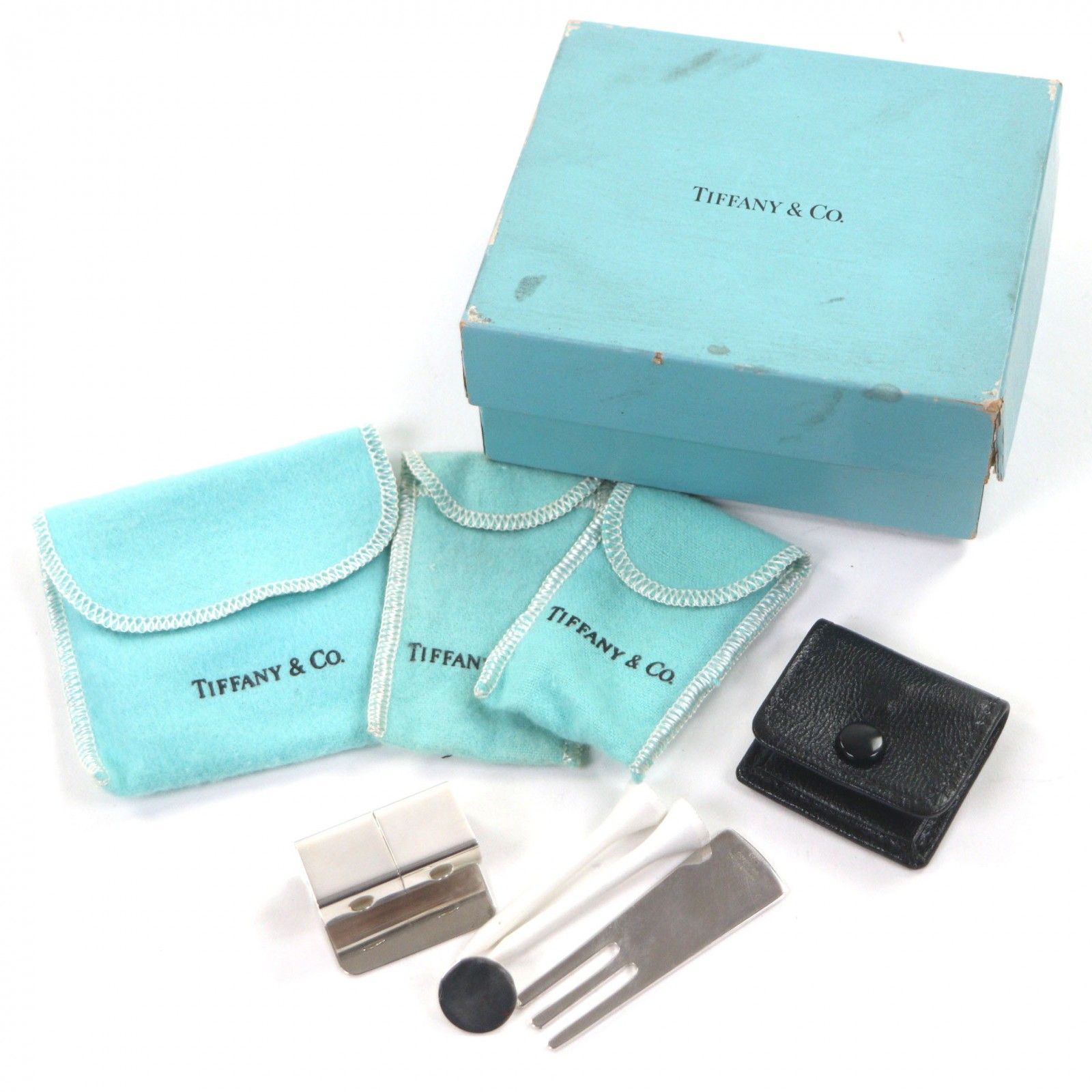 美品▽TIFFANY&Co. ティファニー 925 ウッド グリーンフォーク