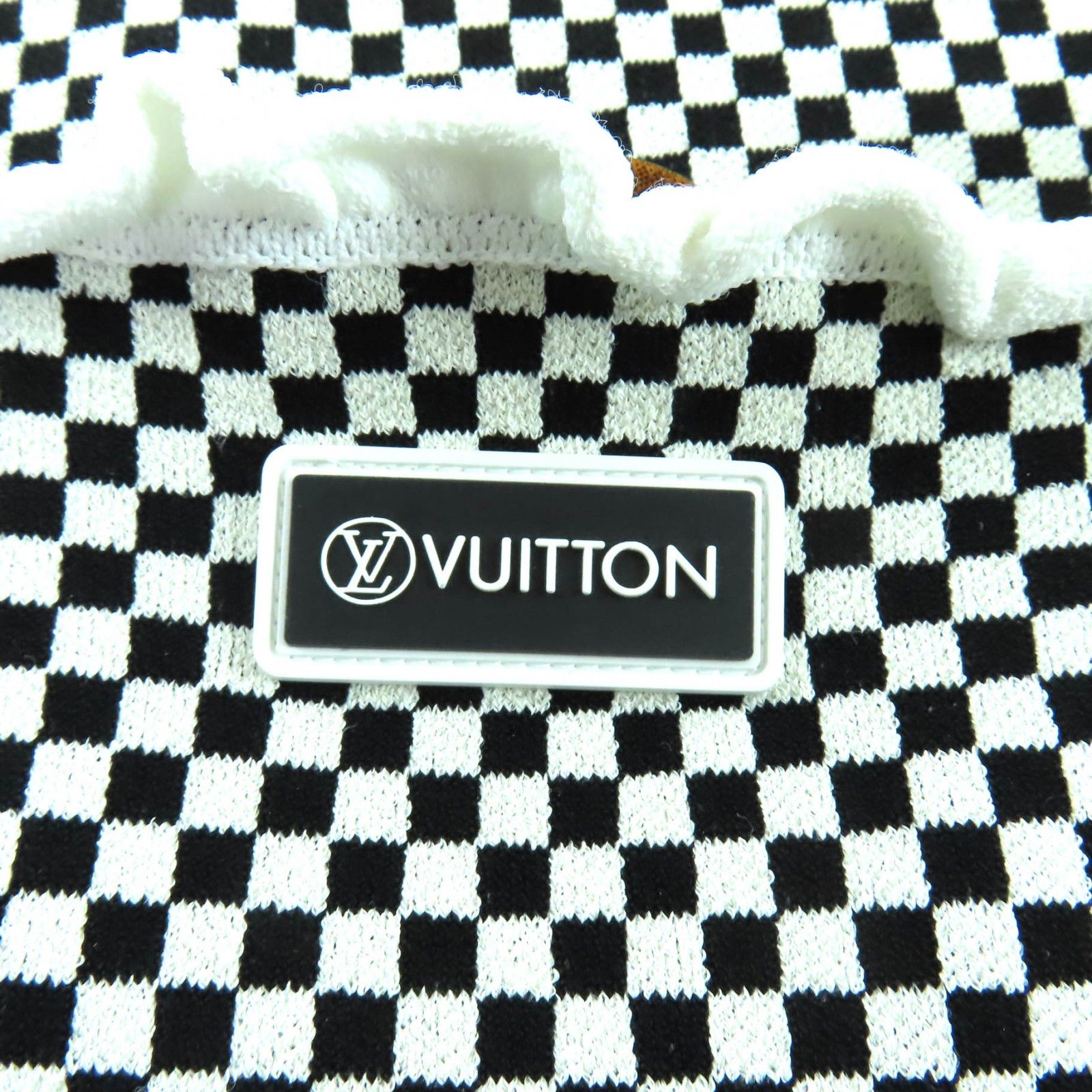 美品☆LOUIS VUITTON ルイヴィトン 22SS ラバーロゴワッペン付 半袖