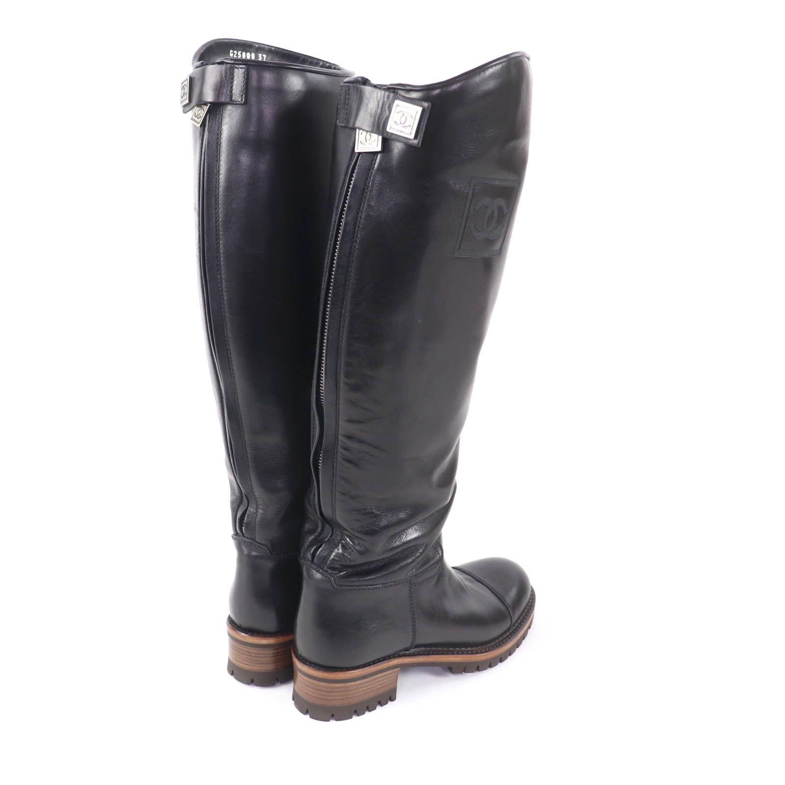 美品☆CHANEL シャネル G25808 ココマーク バックZIP 裏ムートン