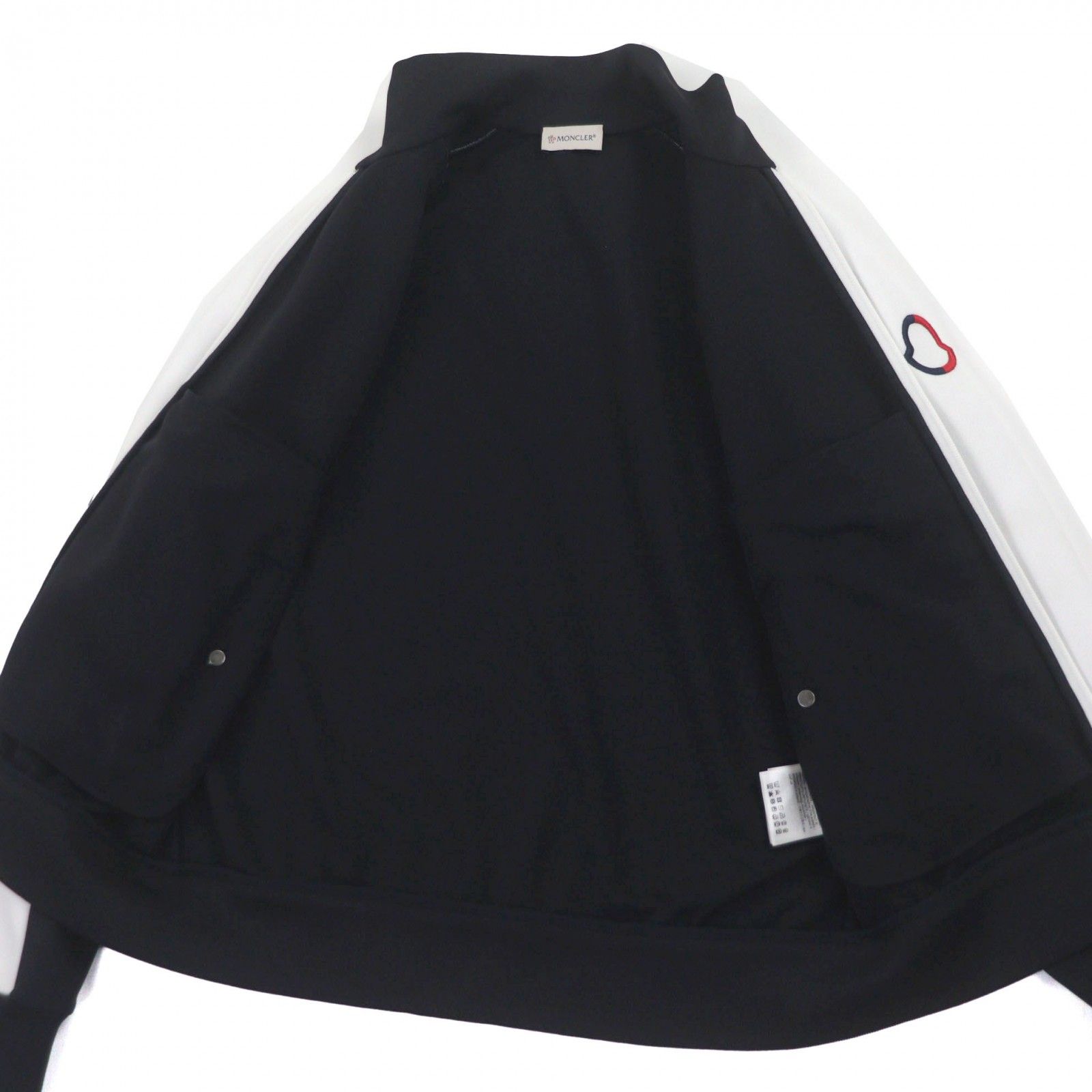 極美品▽MONCLER モンクレール 2022年製 MAGLIA APERTA CON ZIP ダブル