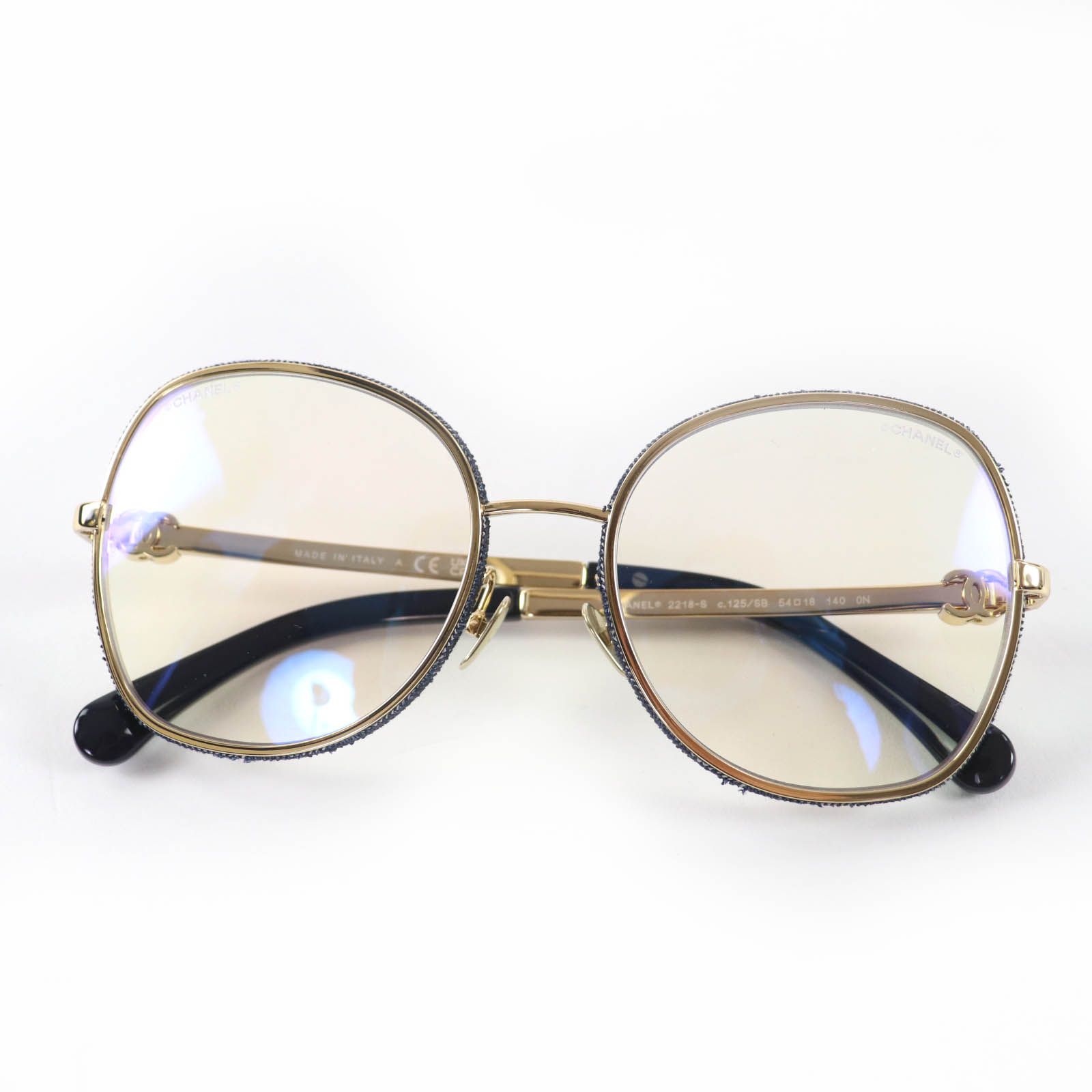 未使用品☆CHANEL シャネル 2218-S ココマーク ラウンド シェイプ