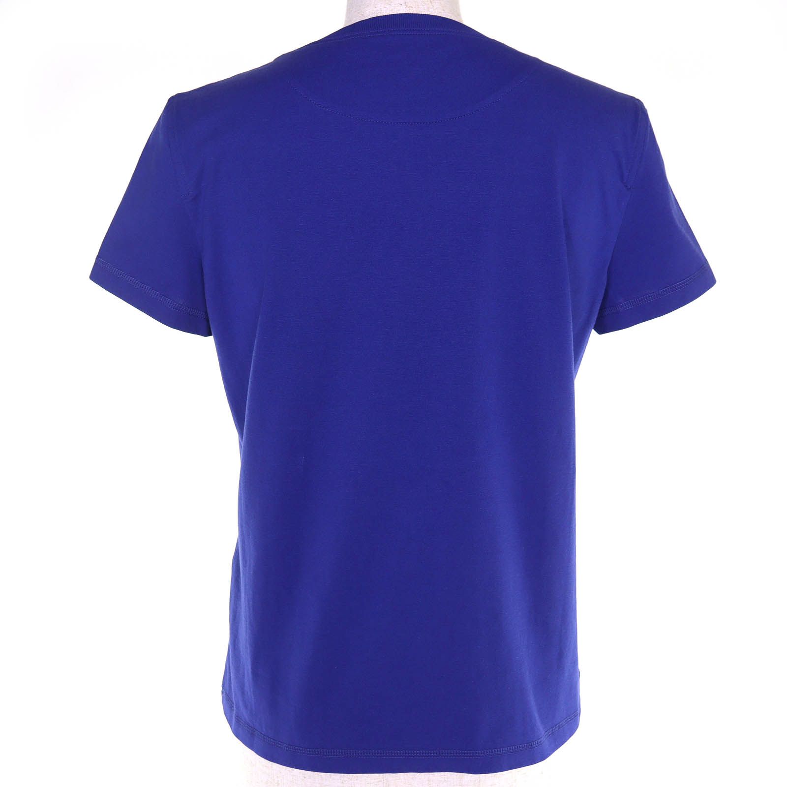 ★美品★HERMES リネンシャツ ブルー パープル 42 大きめ 刺繍 ロゴ ☆美品☆HERMES リネンシャツ ブルー パープル 42 大きめ 刺繍 ロゴ