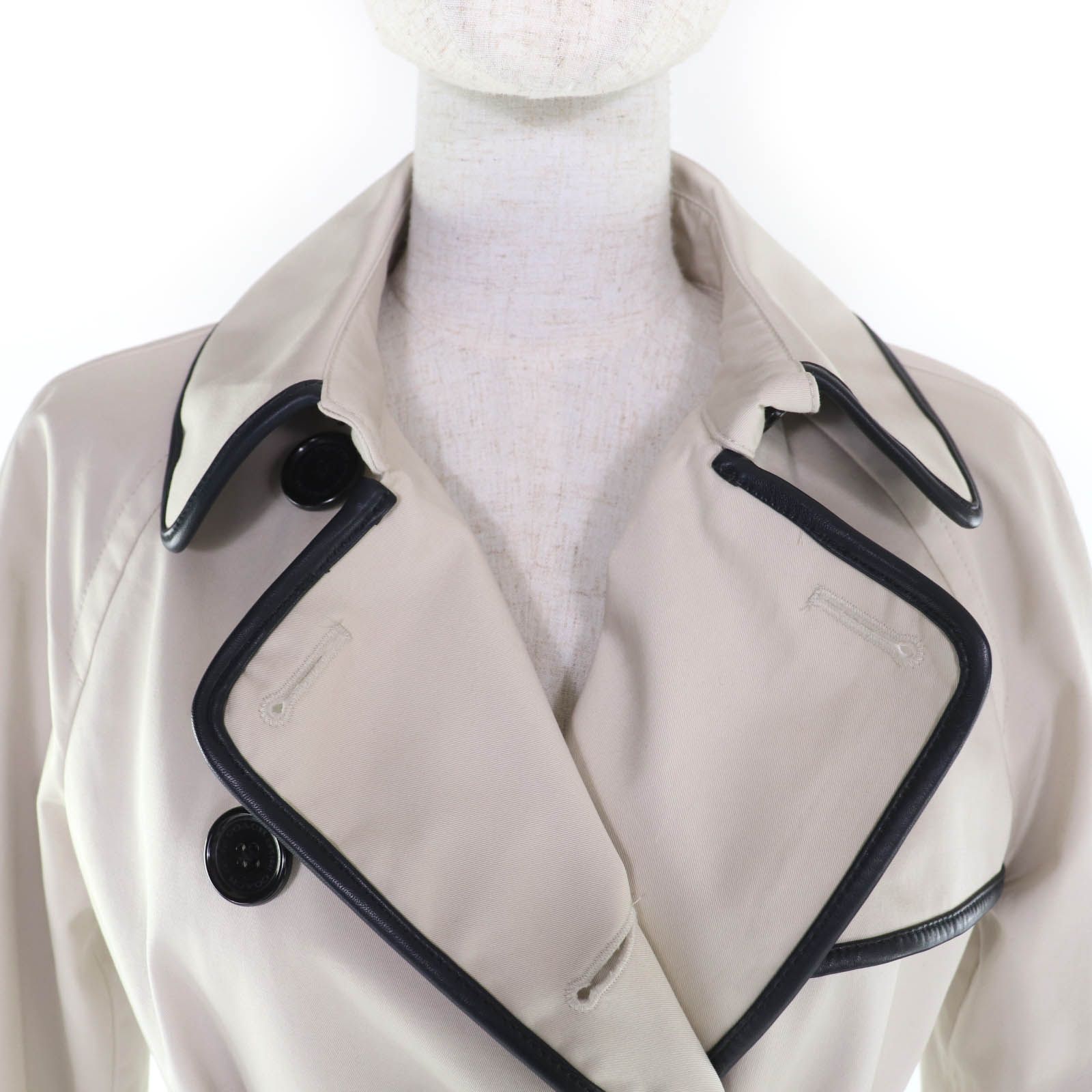 美品☆COACH コーチ 888-262-6224 コットン100％ ベルト付 ロゴボタン