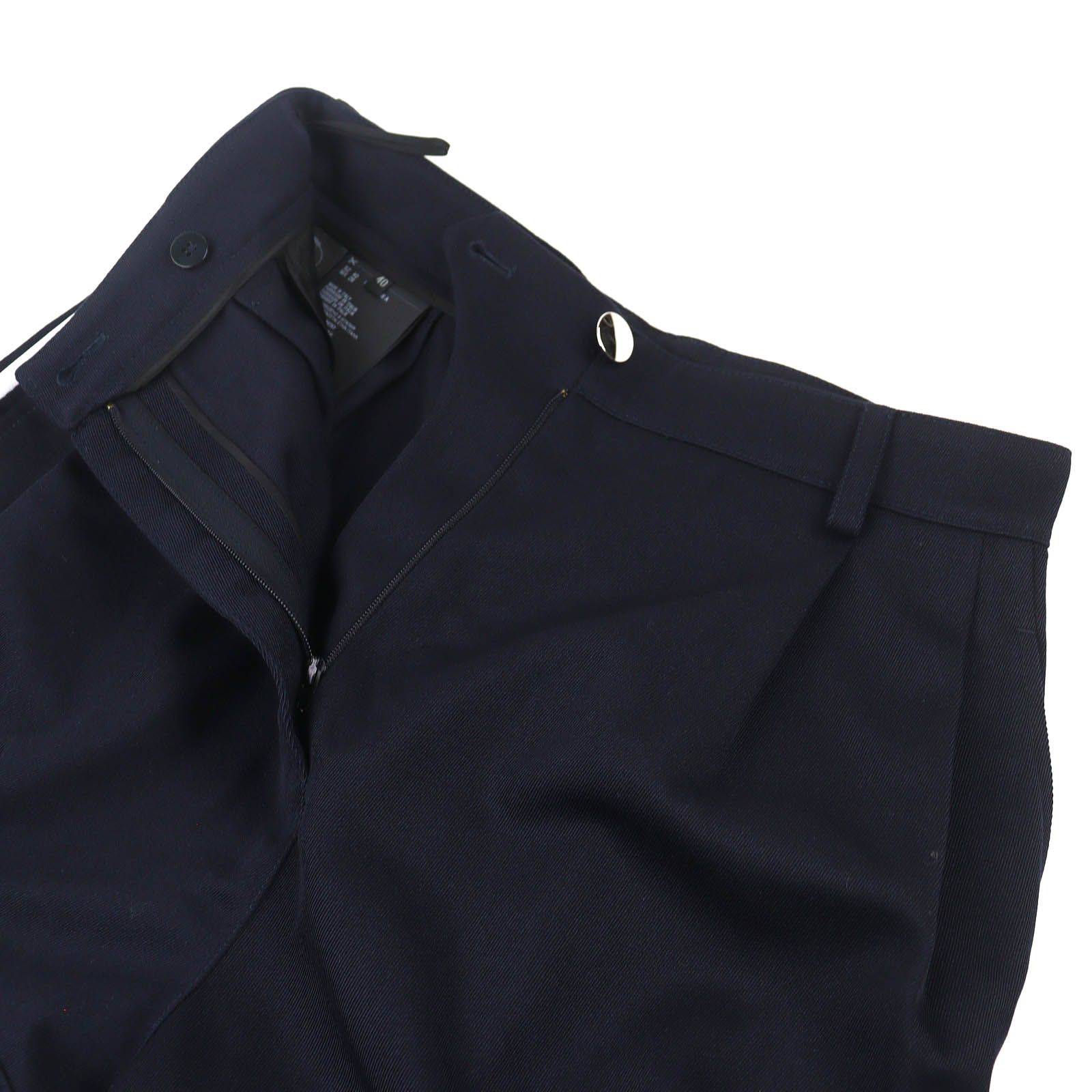 極美品△PRADA プラダ 20SS P296CG バージンウール100％ サイドライン