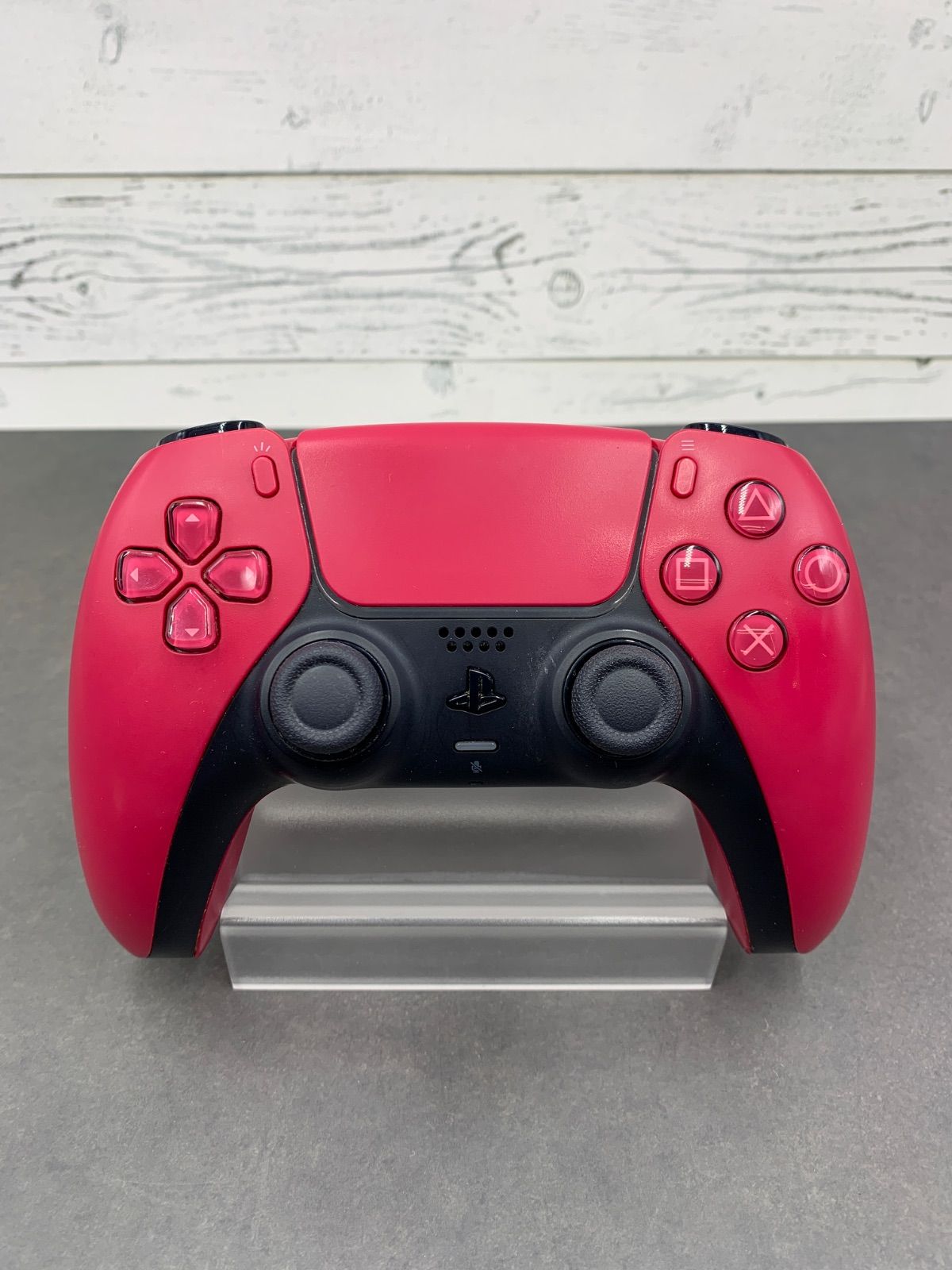 【動作OK・安心補償】SONY PS5 プレイステーション5 コントローラー デュアルセンス DualSense コズミックレッド 0127-206