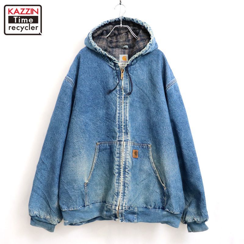00s Carhartt 裏地ブランケット デニム アクティブ ジャケット メンズ