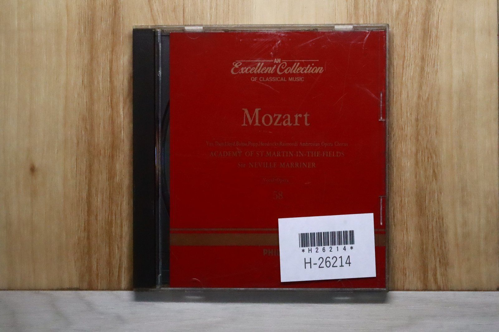 中古CD☆クラシックCD/□ モーツァルト 【MP158/+++++++H26214】H26214