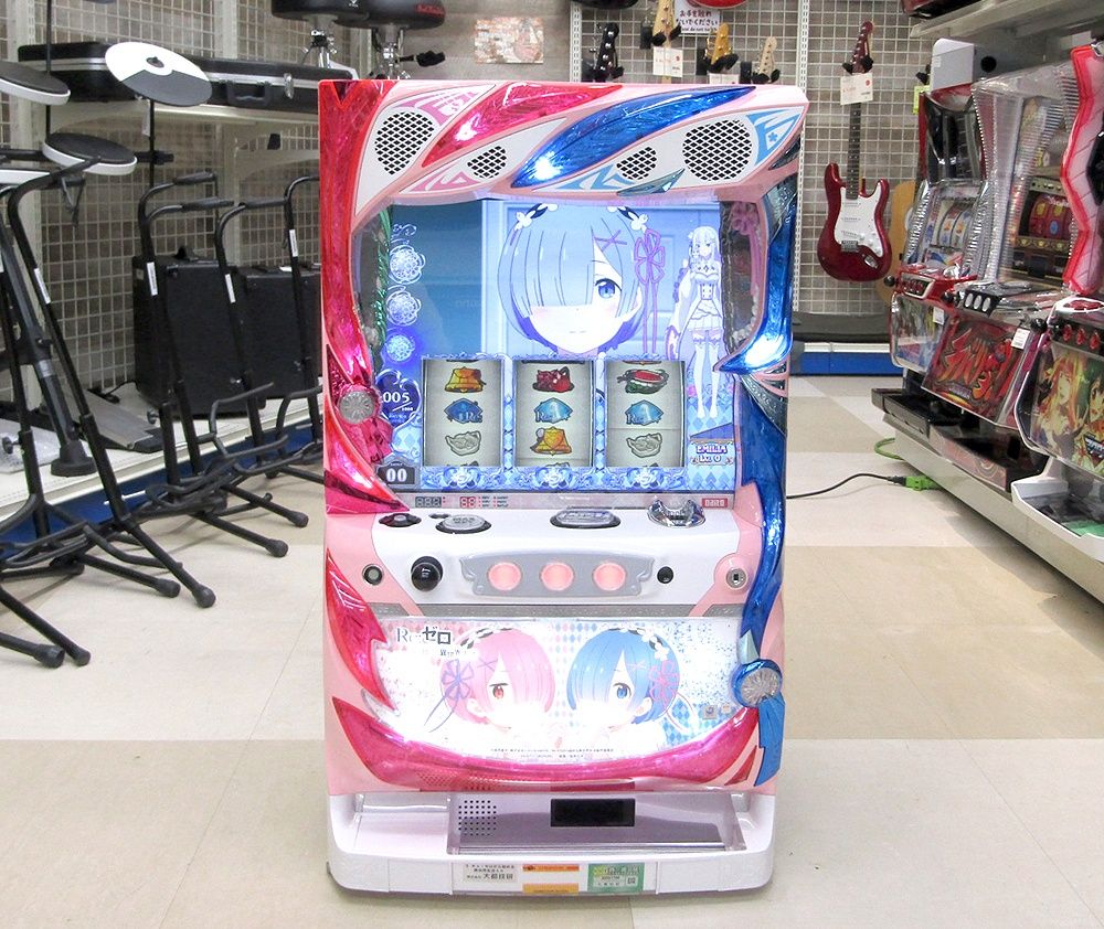 パチスロ実機 大都技研 Re:ゼロから始める異世界生活 双子パネル 6号機