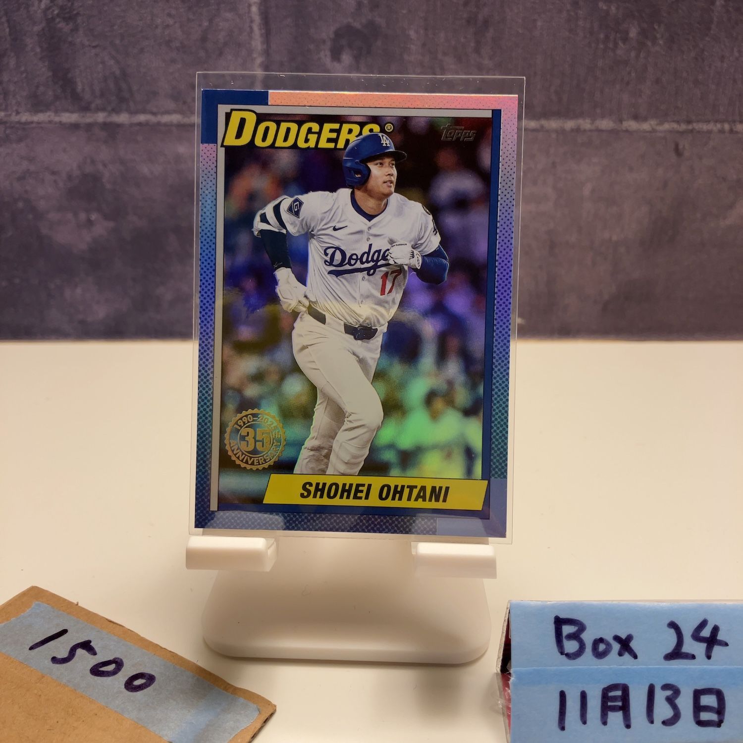 2025 Topps 大谷翔平 Shohei Ohtani ロサンゼルスドジャース 35th 