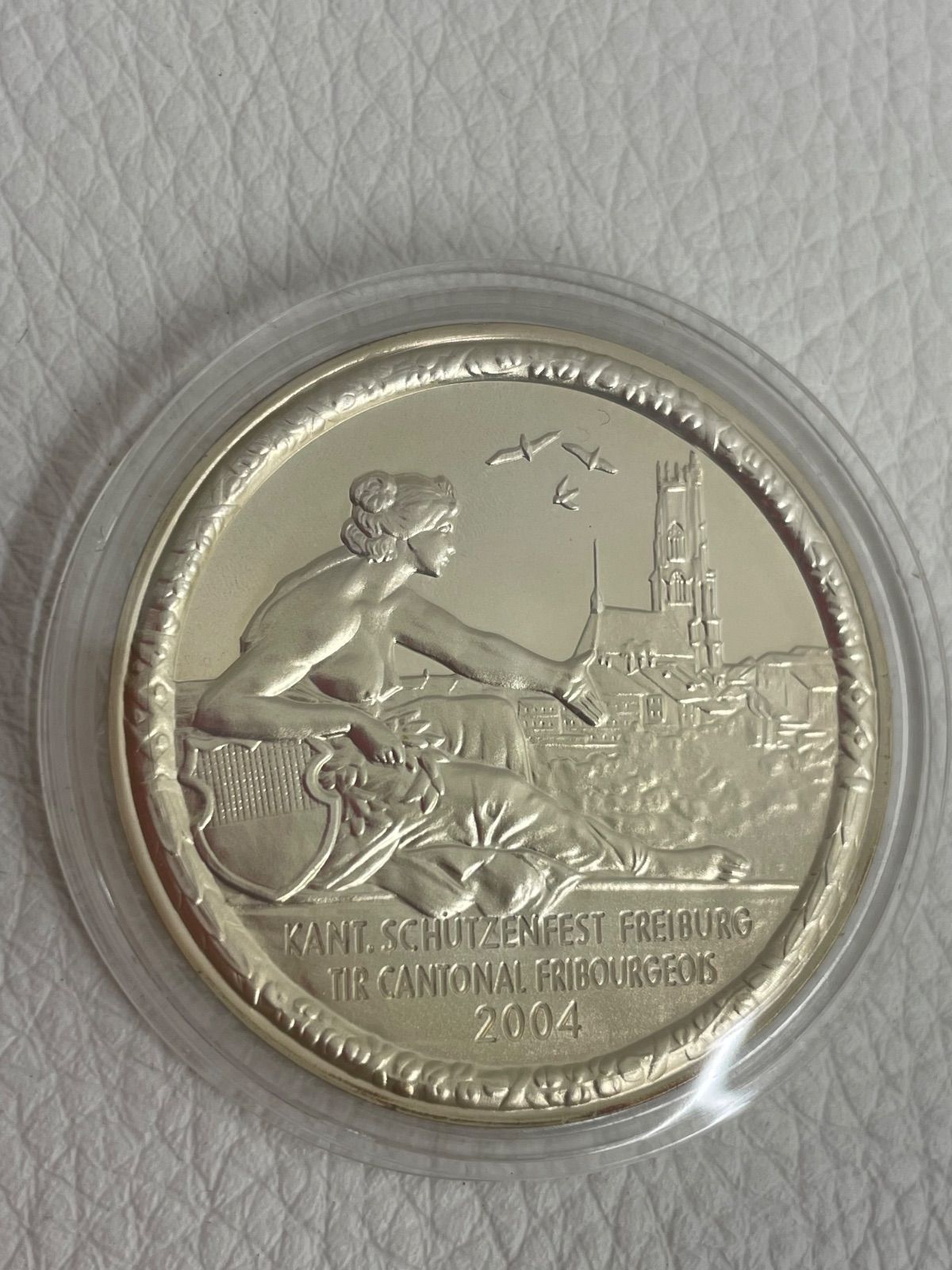 記念銀貨 スイス2004年フリブール射撃祭50フラン銀貨 - メルカリ