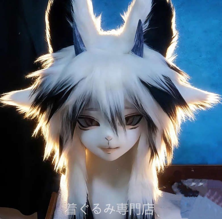 着ぐるみ ケモノ体 スーツ セット 全頭ヘッド ファースーツ ぬいぐるみ