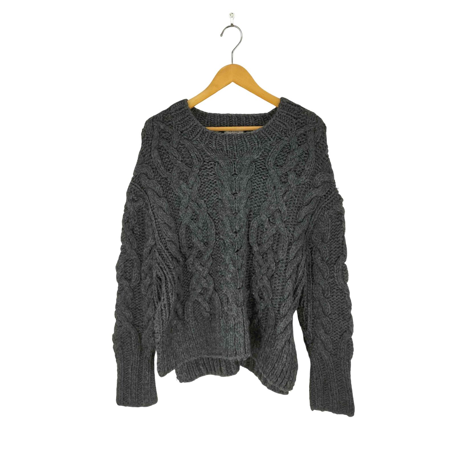 アドーア ADORE アルパカ混 ケーブル編みニット レディース JPN：38