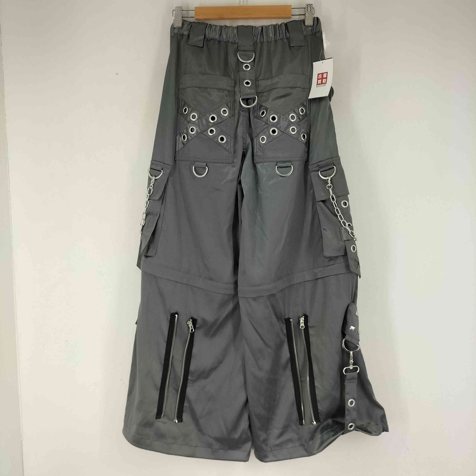 レフレム　ボンテージカーゴパンツ中古 中古・古着通販】REFLEM (レフレム) ハーネスロゴベルトカーゴパンツ