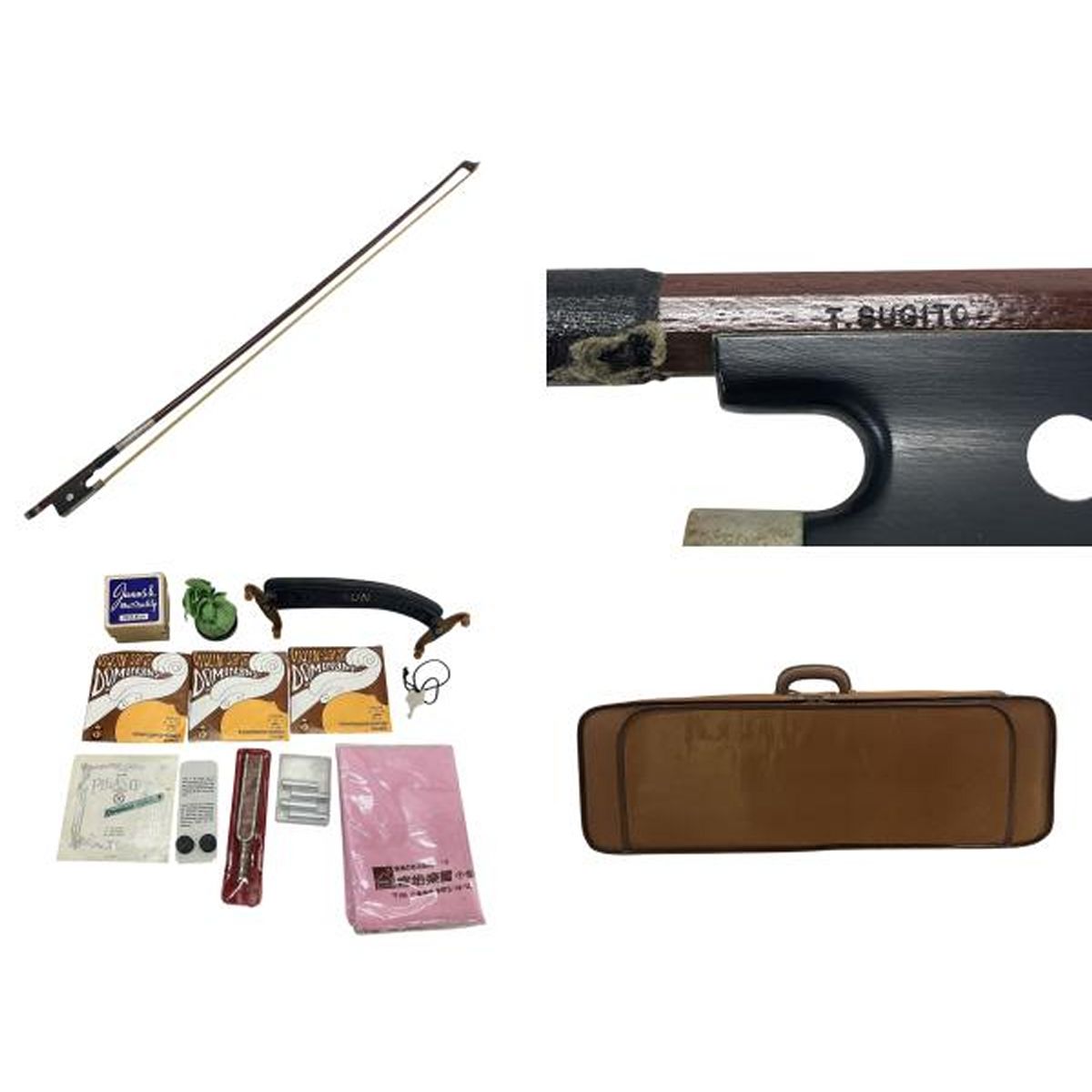 SUZUKI VIOLIN No.280 4/4 鈴木 バイオリン 弓・ケース付き 楽器 中古