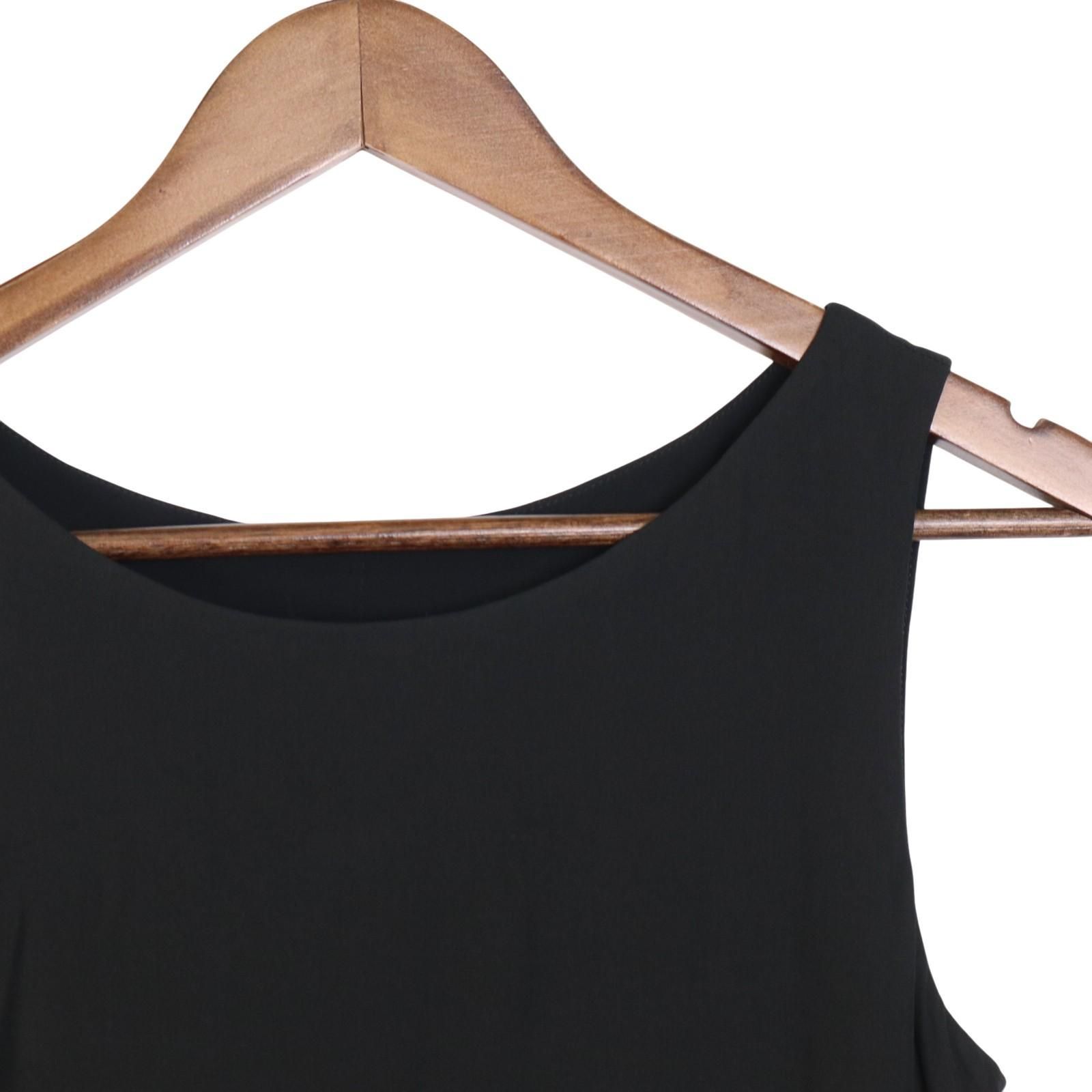 LA6836 新品タグ付き マックスマーラ シルク ノースリーブワンピース42. Max Mara(マックスマーラ) 銀タグ アシンメトリー シルク混