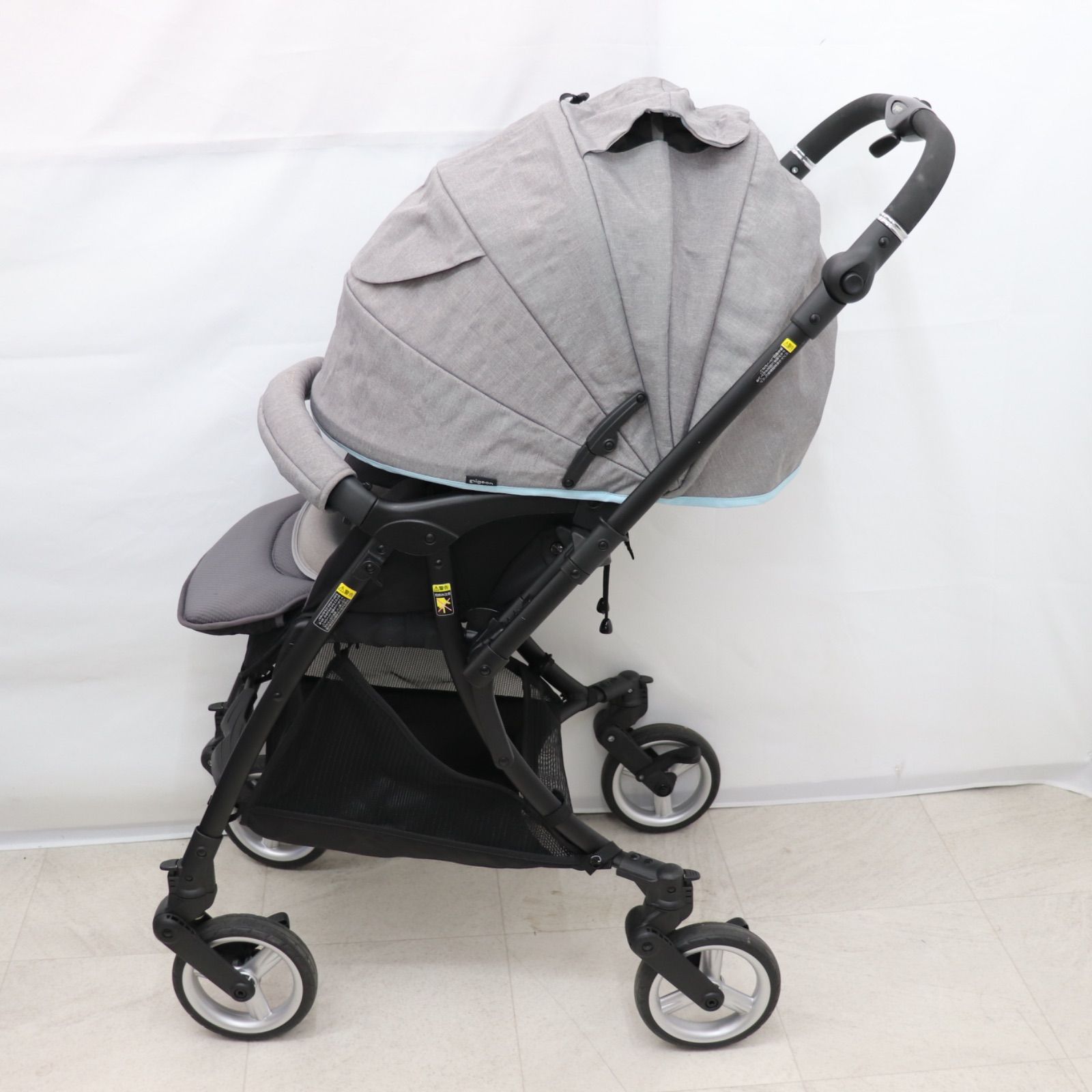 美品】Pigeon ピジョン ランフィリノン RLN グレー ベビーカー ベビー