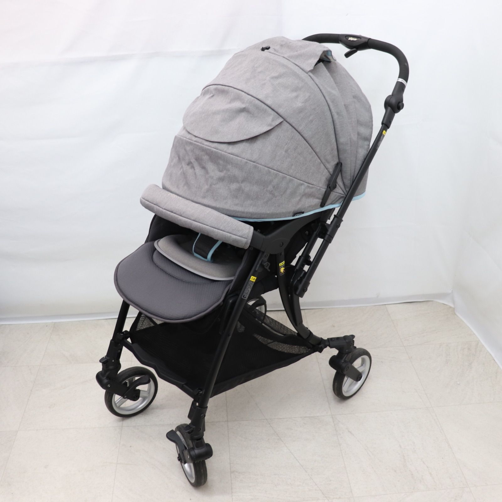 【美品♡】pigeon ランフィリノン RLN グレー⭐︎ 美品】Pigeon ピジョン ランフィリノン RLN グレー ベビーカー ベビー