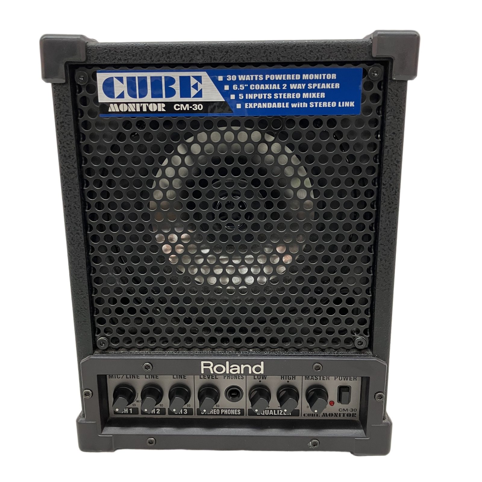 Roland CM-30 CUBE MONITOR ポータブル ミキシング モニター アンプ