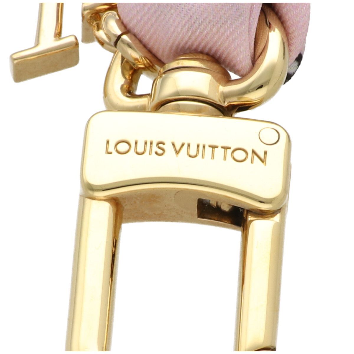 【中古】 LOUIS VUITTON ルイ・ヴィトン  バッグチャーム M02614 LVバンダナ ピンク 26002164 KJ 中古】 LOUIS VUITTON ルイ・ヴィトン バッグチャーム M02614 LV