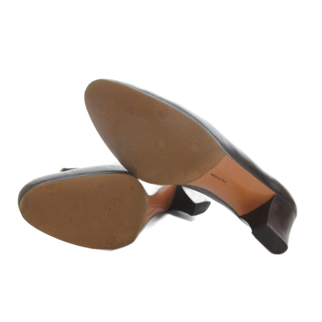 サルヴァトーレフェラガモ Salvatore Ferragamo パンプス レザー 7 黒