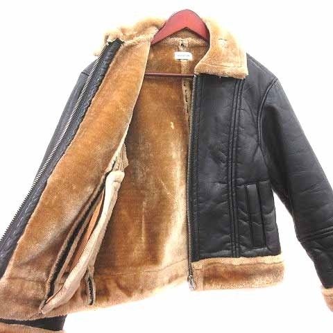 ラグアジェム LAGUA GEM フェイクムートンコート ジップアップ 裏