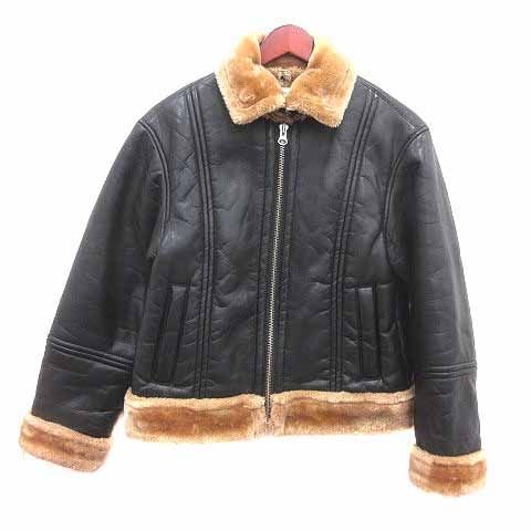 ラグアジェム　ファーコート ラグアジェム LAGUA GEM フェイクムートンコート ジップアップ 裏