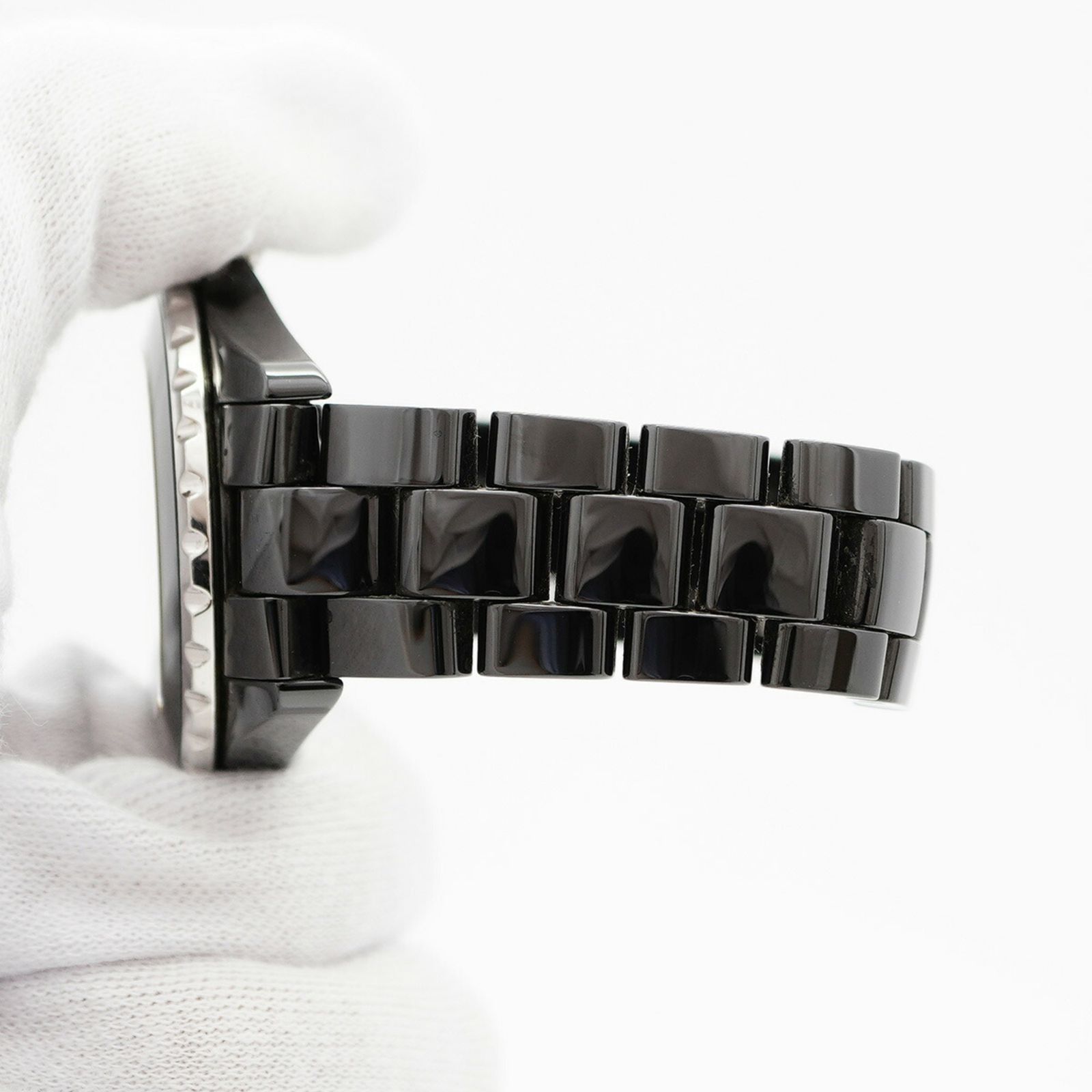  シャネル J12 アンタイトル H5581 黒文字盤腕時計 メンズ 着心地重視 自動巻き時計 腕時計(アナログ)