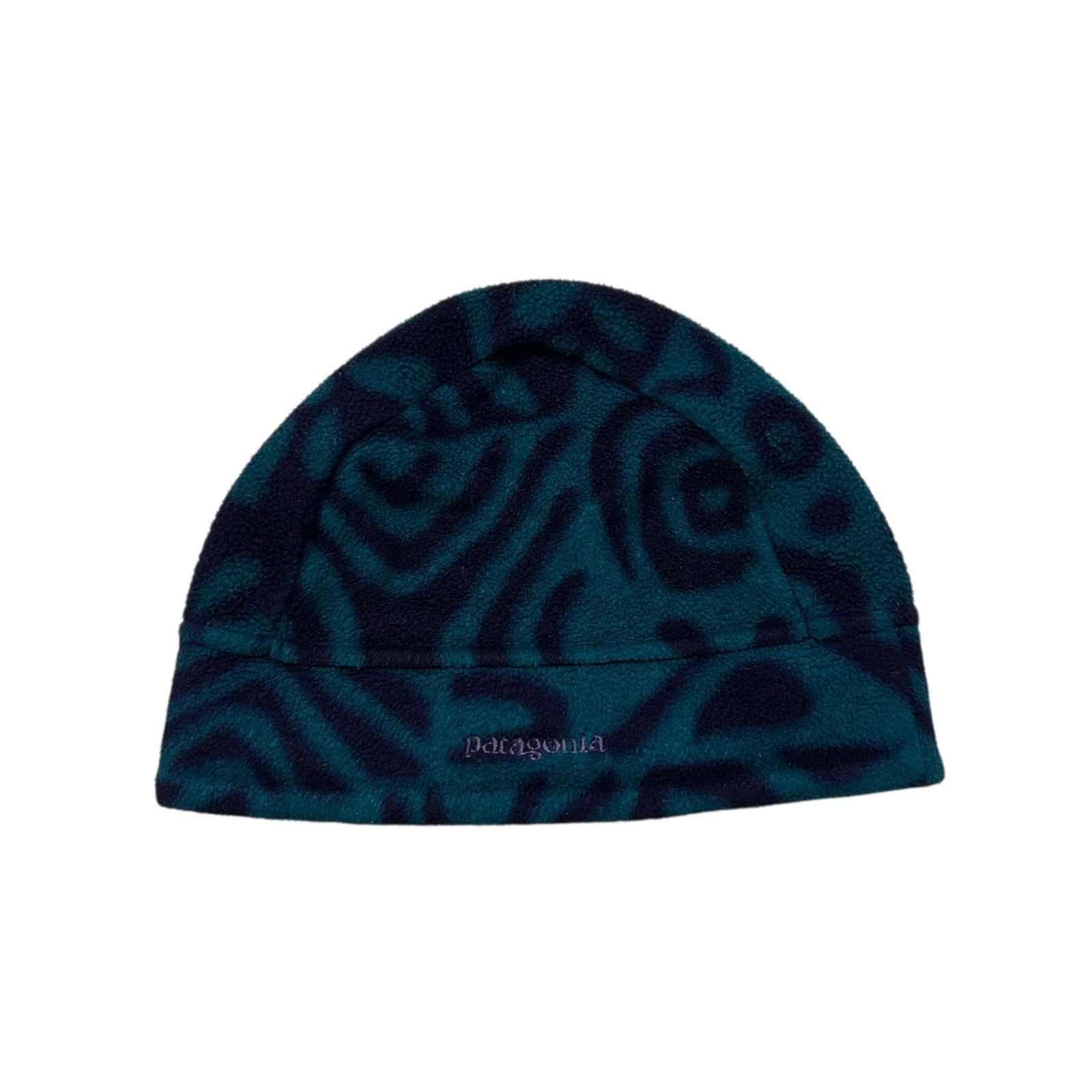 90s Patagonia アブストラクト柄 フリース ビーニー サイズ M アメリカ