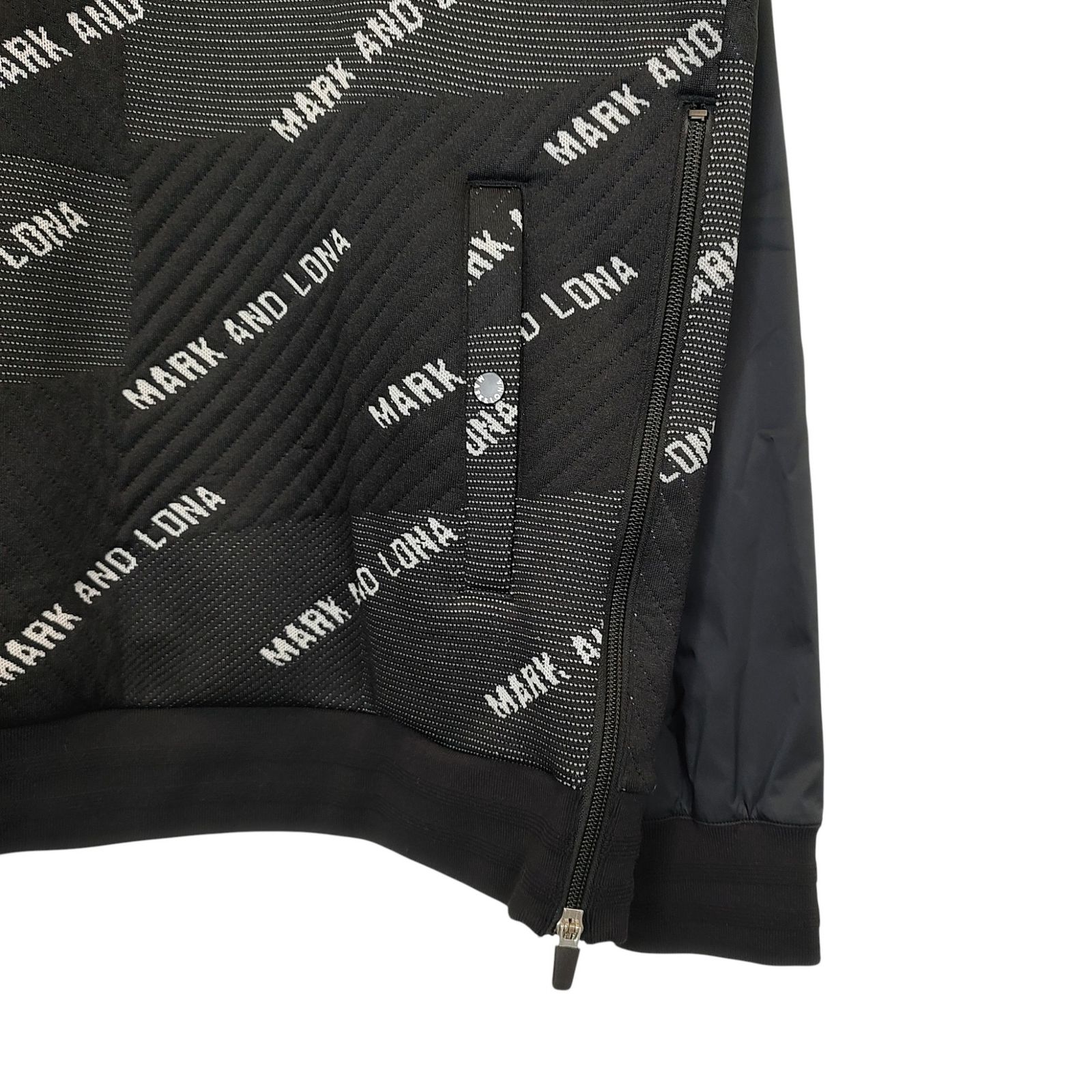 MARK&LONA マークアンドロナ ハイブリッド スウェット メンズ 48 黒