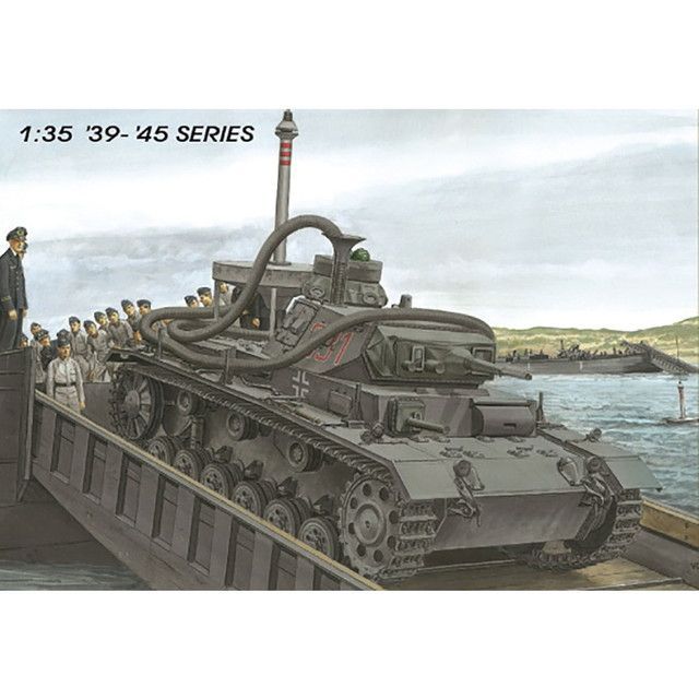 新品 ドラゴン 1/35 WW.II ドイツ軍 III号潜水戦車F型 アシカ作戦