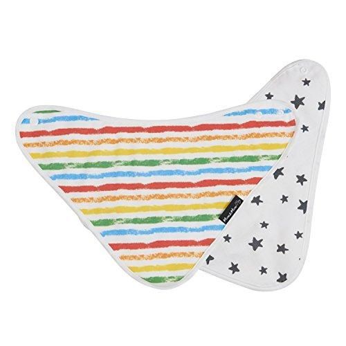 Mum 2 Mum(マムトゥーマム) バンブーバンダナビブ カラフルストライプ