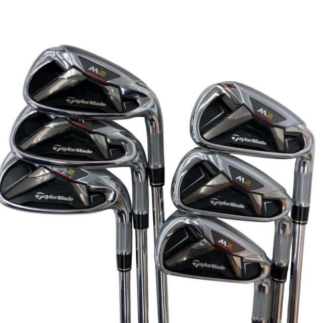 中古】 テーラーメイド M2 6S アイアンセット IR RE-AX 90 STEEL JAPAN